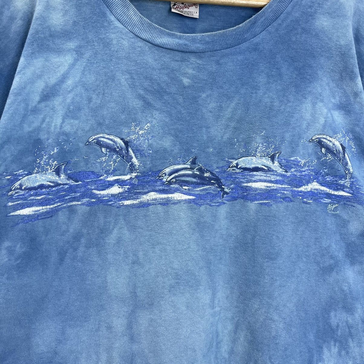 Vintage Vintage 90s Harlequin Hawaii Tie Die T-Shirt Size XL Size US XL / EU 56 / 4 - 5 Thumbnail
