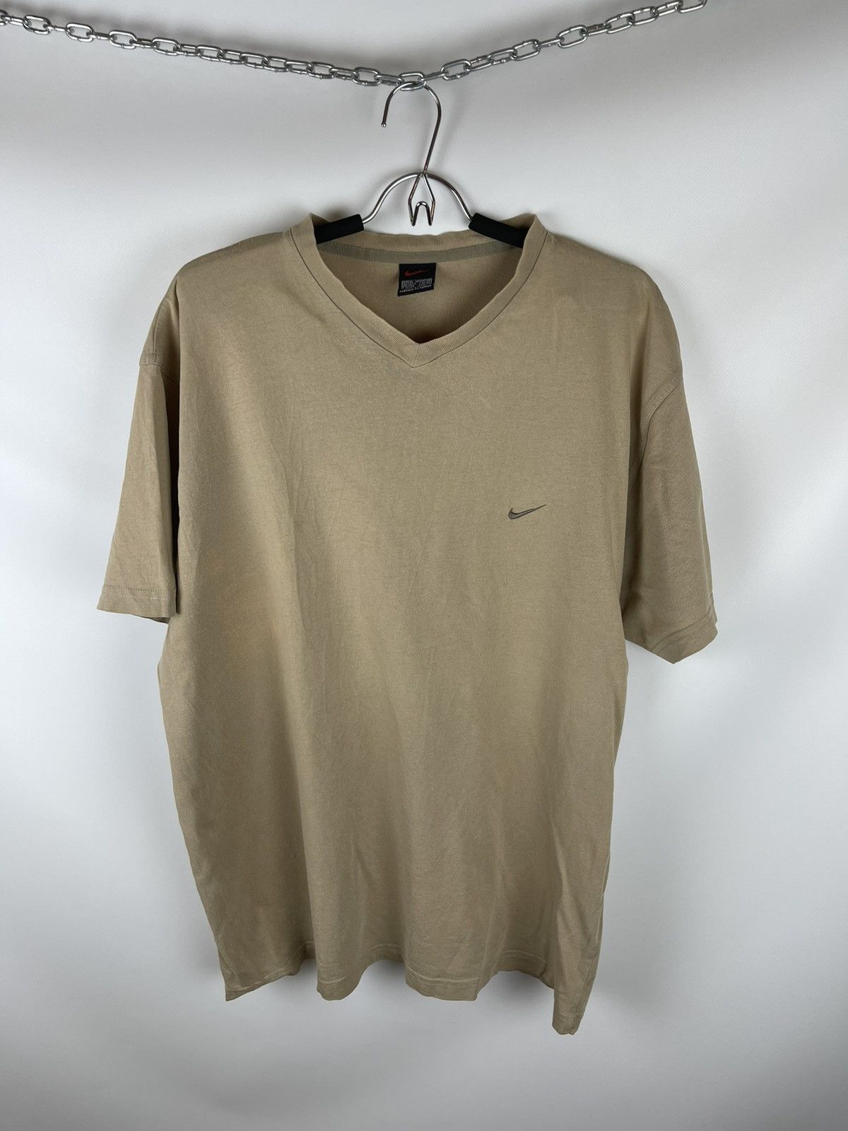 Nike Nike vintage 90s basic swoosh logo tee shirt Size US XL / EU 56 / 4 - 1 Thumbnail