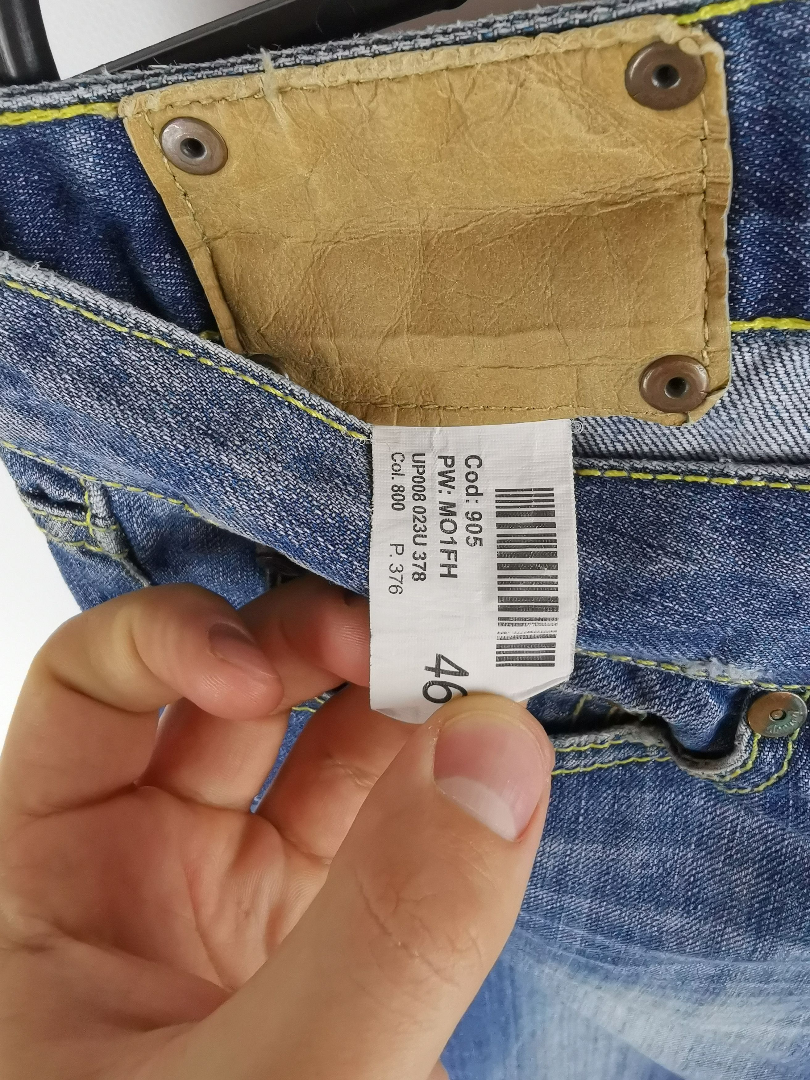 Dondup blue distressed denim made in Italy