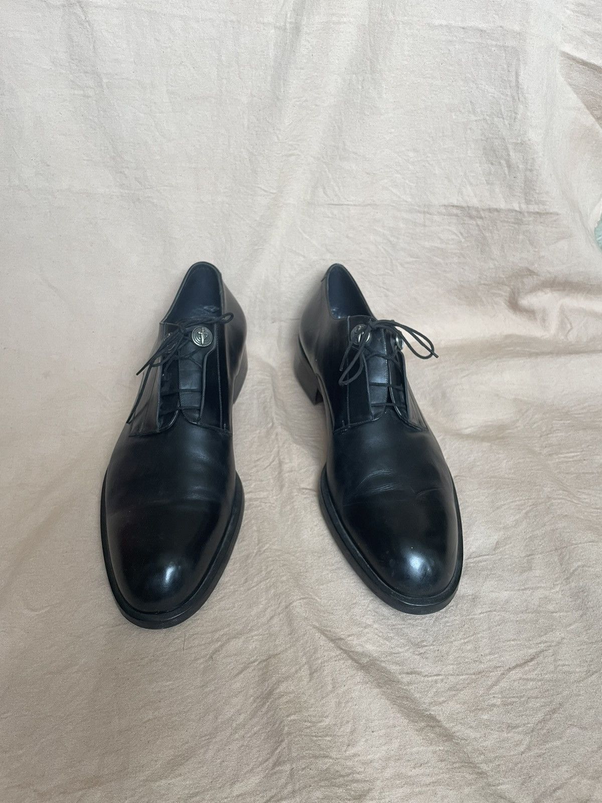 Italian Black Leather Shoes by Cesare Paciotti