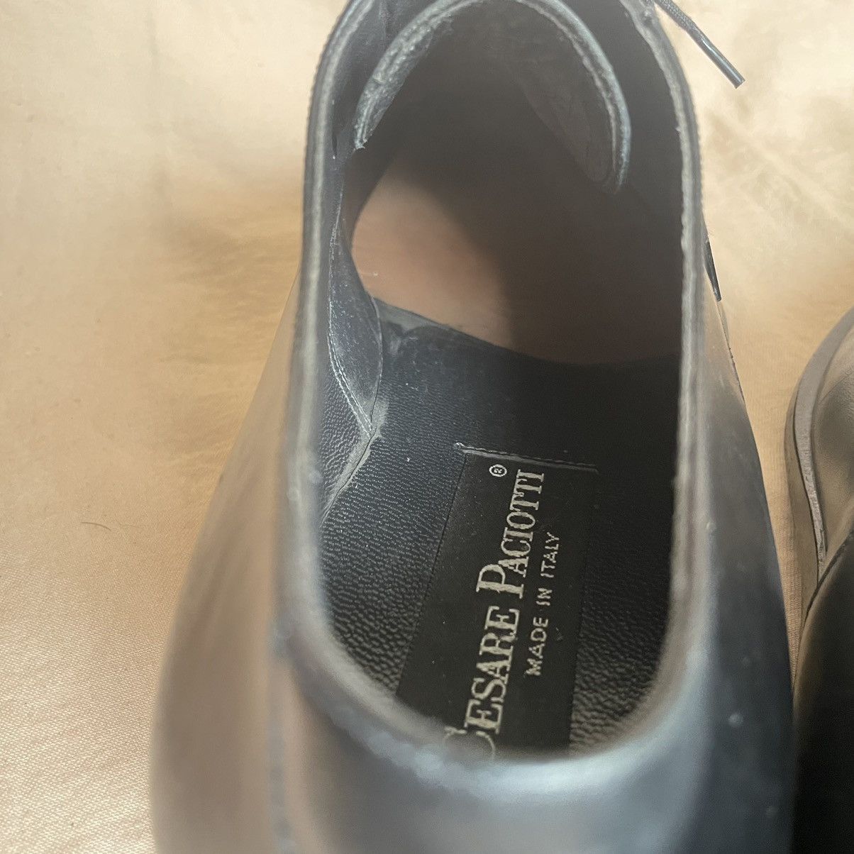 Italian Black Leather Shoes by Cesare Paciotti