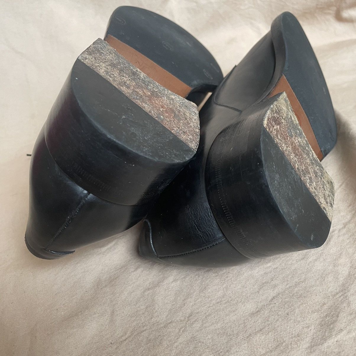 Italian Black Leather Shoes by Cesare Paciotti