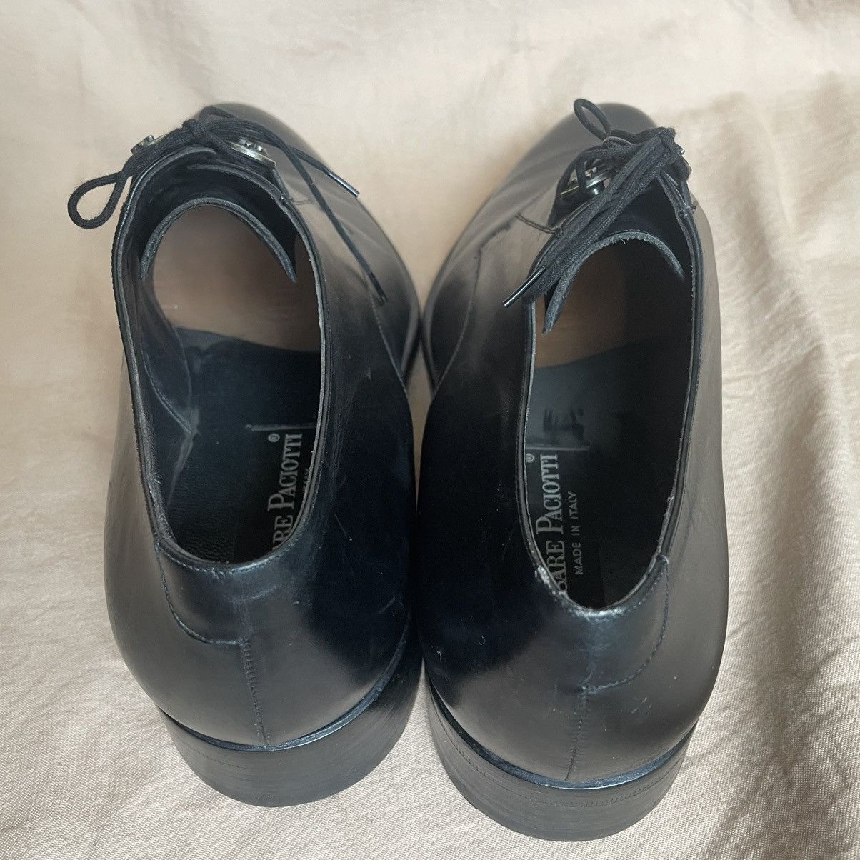 Italian Black Leather Shoes by Cesare Paciotti