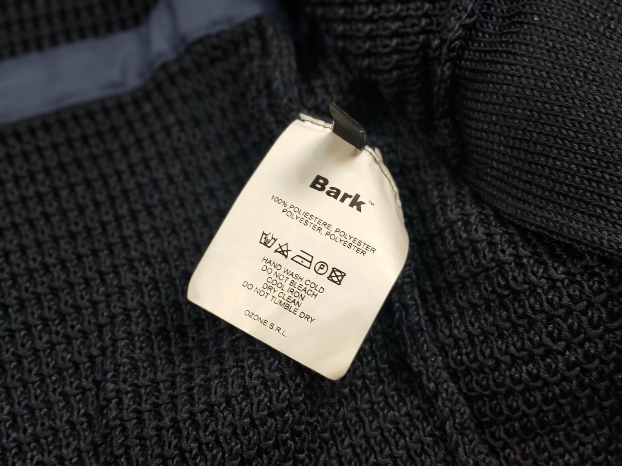 Bark Bark Military Dark Blue Pockets Tactical Knit Coat Jacket Size US XL / EU 56 / 4 - 23 Thumbnail