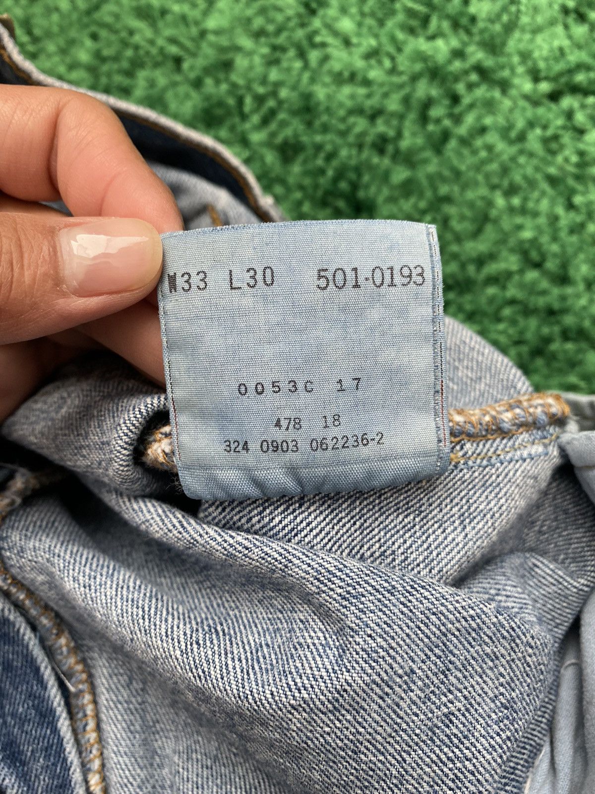 Levi's Vintage Levis 501 2003 Denim Jeans Made in Guatemala Size US 33 - 4 Thumbnail