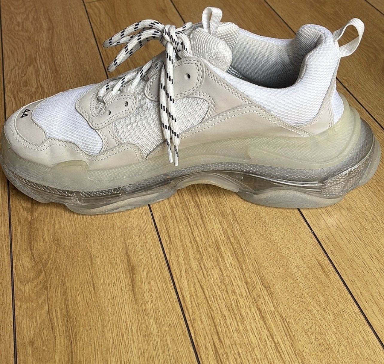 Balenciaga Balenciaga Triple S Clear Sole: White Size US 11 / EU 44 - 9 Thumbnail