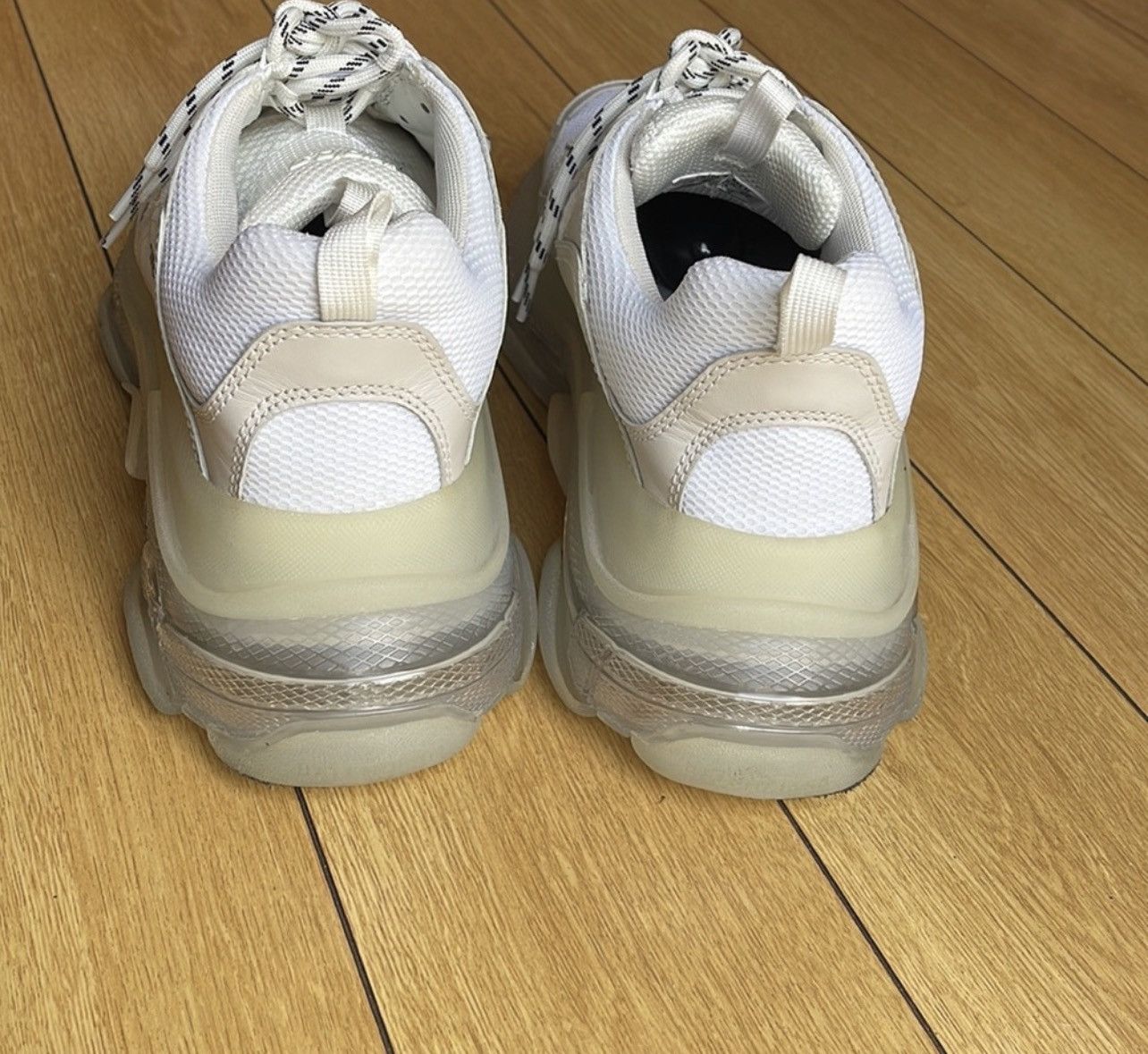 Balenciaga Balenciaga Triple S Clear Sole: White Size US 11 / EU 44 - 10 Thumbnail