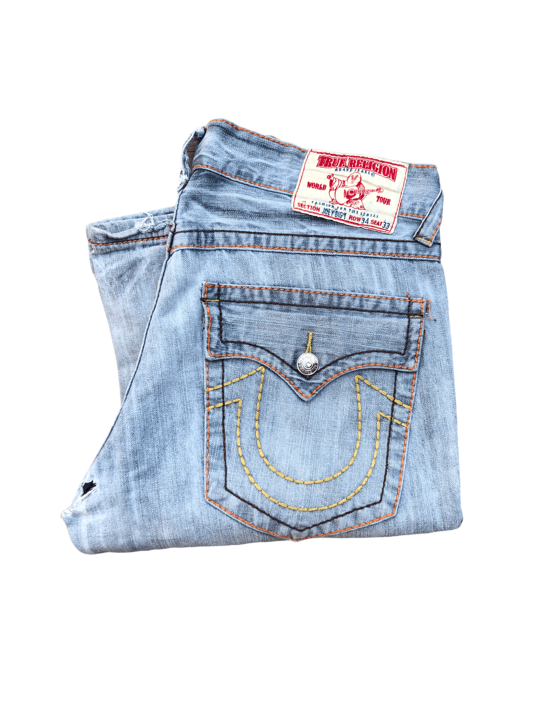 美品 TRUE RELIGION JOEY SUPER T 32 seat33 True Religion Jeans, Joey Big T, Row 32, Seat 33 | eBay