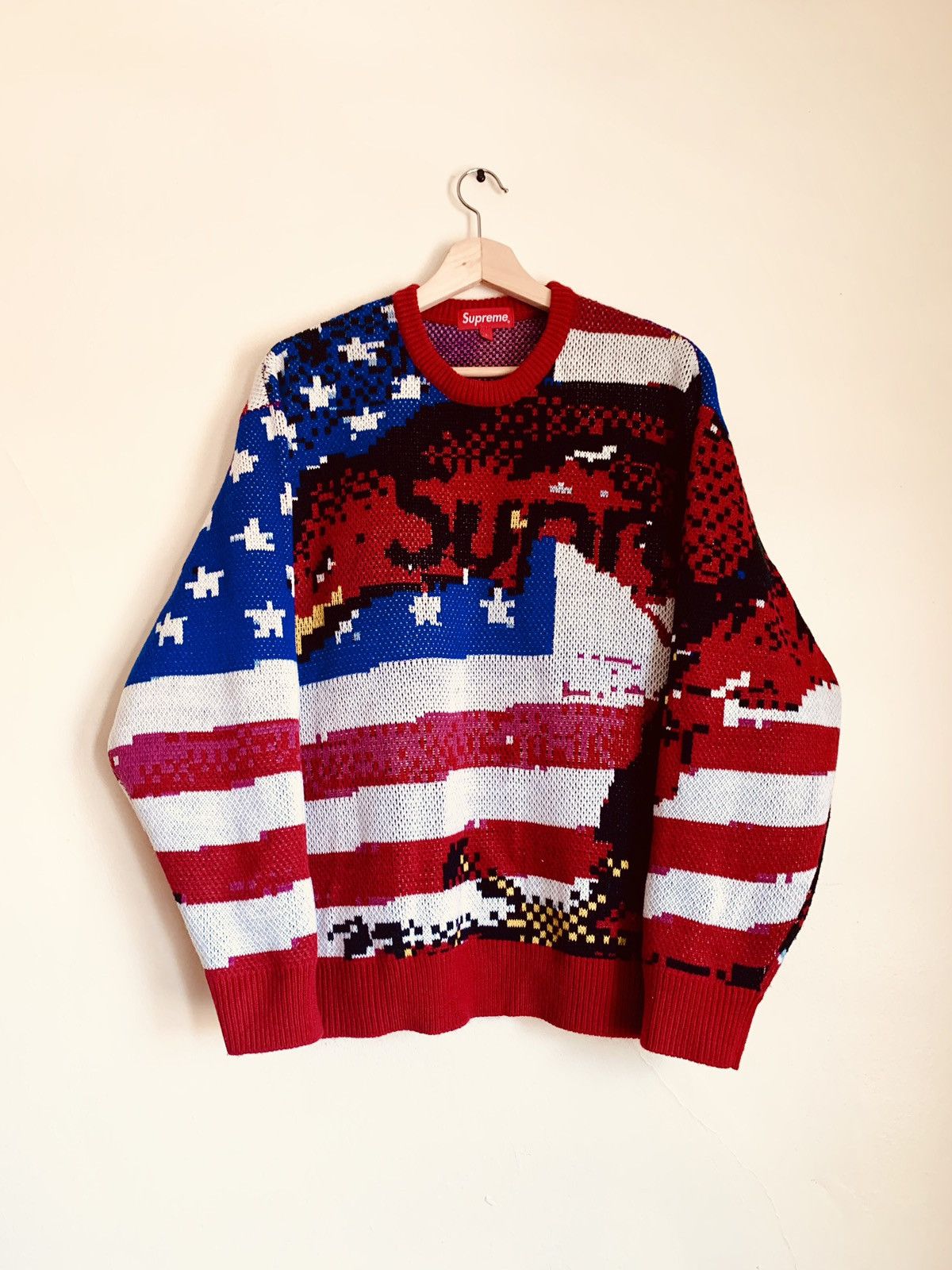 Supreme 21SS Digital Flag Sweater 未使用 Digital Flag Sweater – Supreme