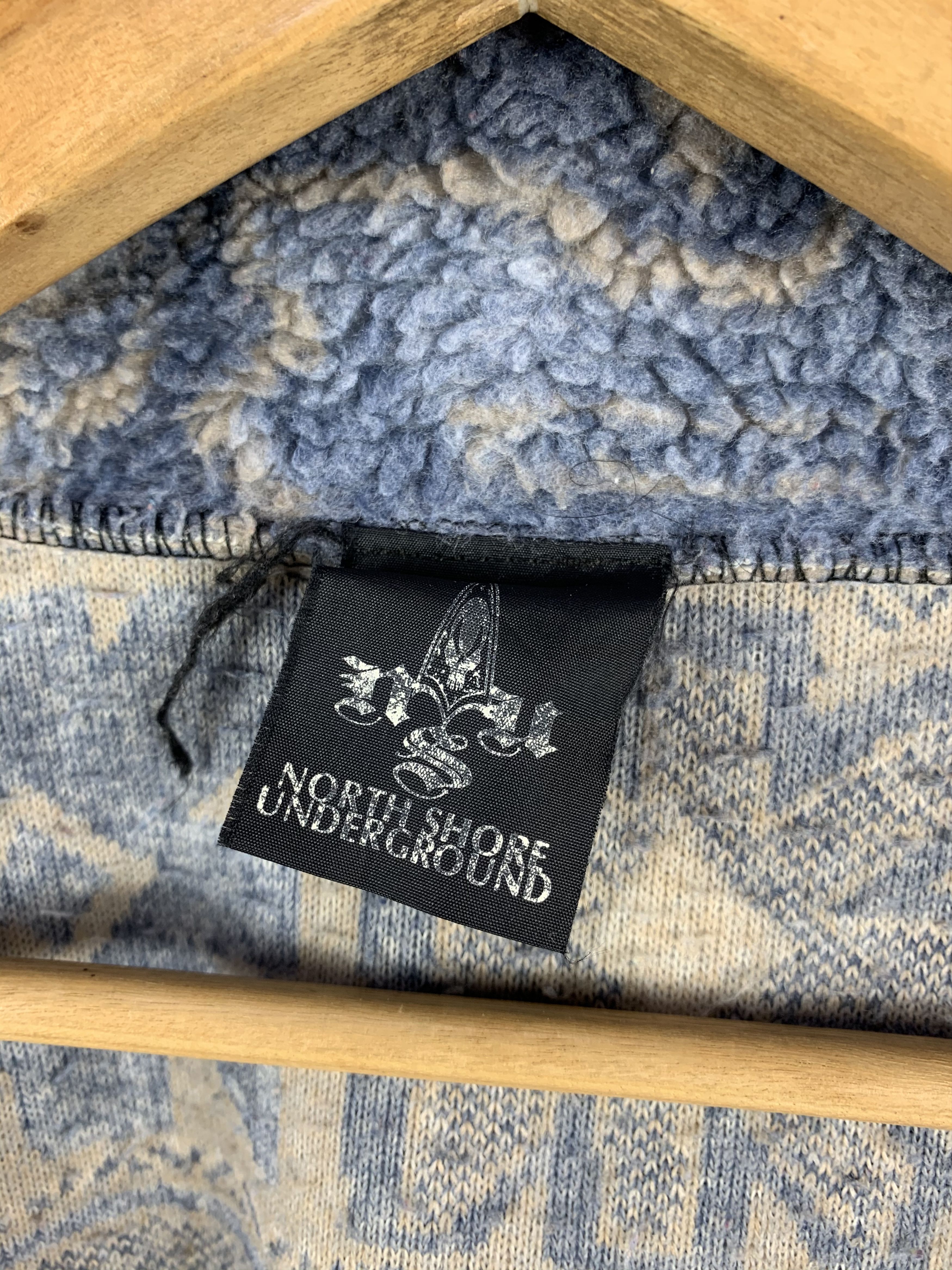 Vintage 🔥Vintage North Shore Underground Navajo Printed Fleece Size US M / EU 48-50 / 2 - 9 Thumbnail