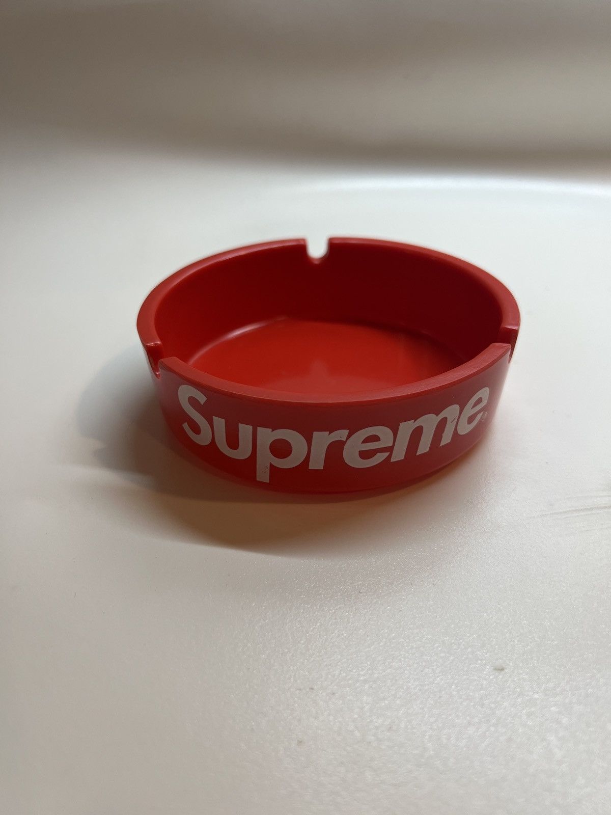 SUPREME Black ashtray Red BOXLOGO Logo RARE