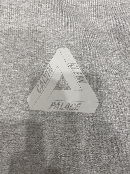 Calvin Klein CK1 PALACE TRI-FERG HOOD LIGHT GREY MARL | Grailed