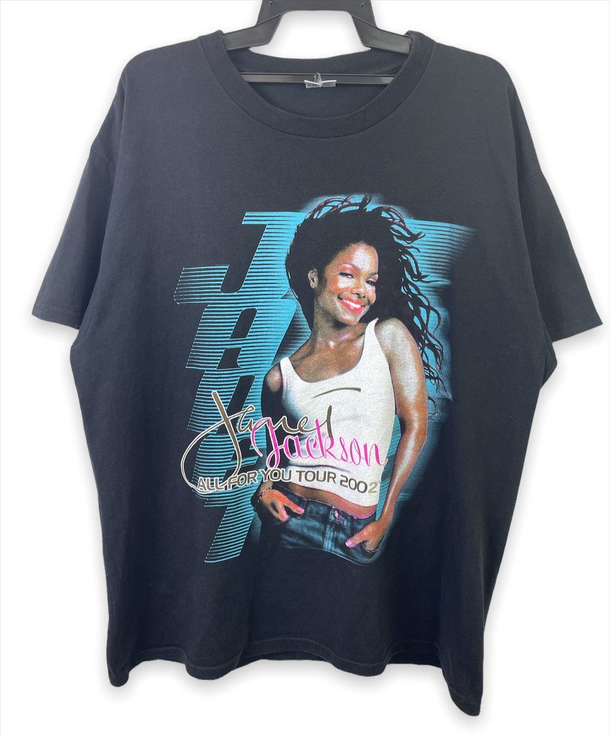 🔥Vintage Janet Jackson All For You Tour 2002 Tee