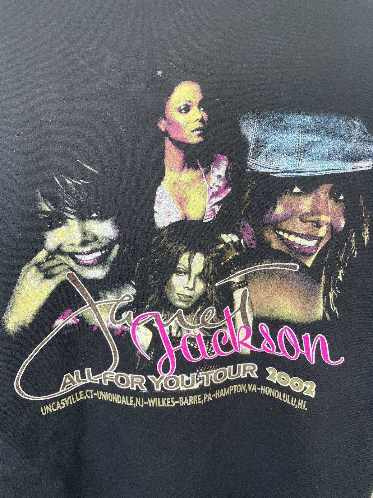 Rap Tees × Vintage 🔥Vintage Janet Jackson All For You Tour 2002 Tee Size US XL / EU 56 / 4 - 9 Thumbnail