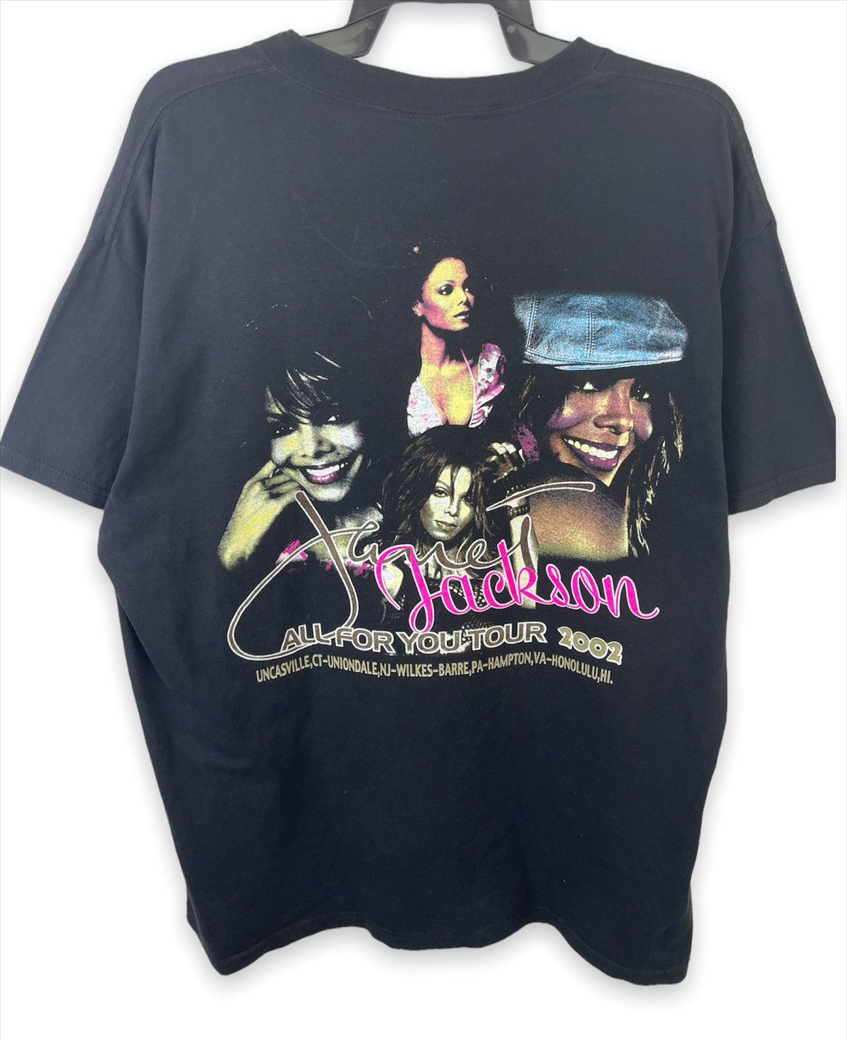 🔥Vintage Janet Jackson All For You Tour 2002 Tee