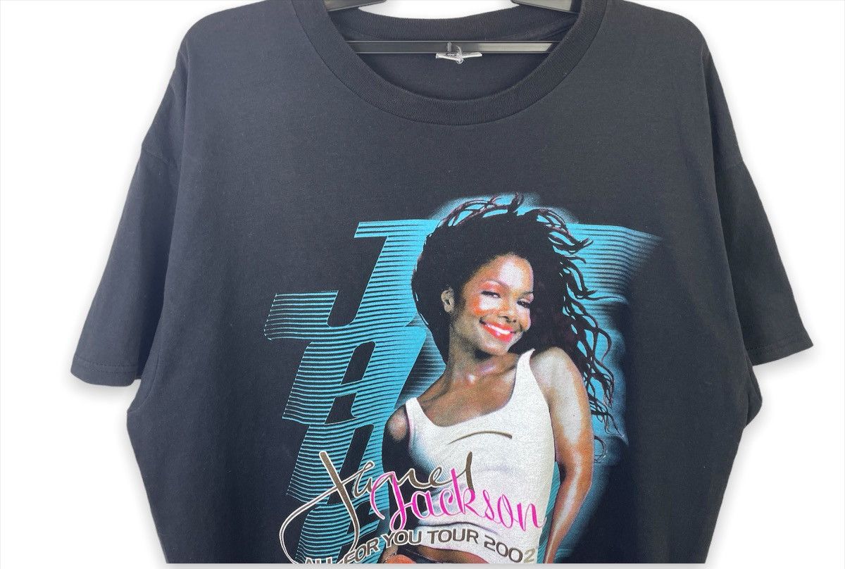 Rap Tees × Vintage 🔥Vintage Janet Jackson All For You Tour 2002 Tee Size US XL / EU 56 / 4 - 6 Thumbnail