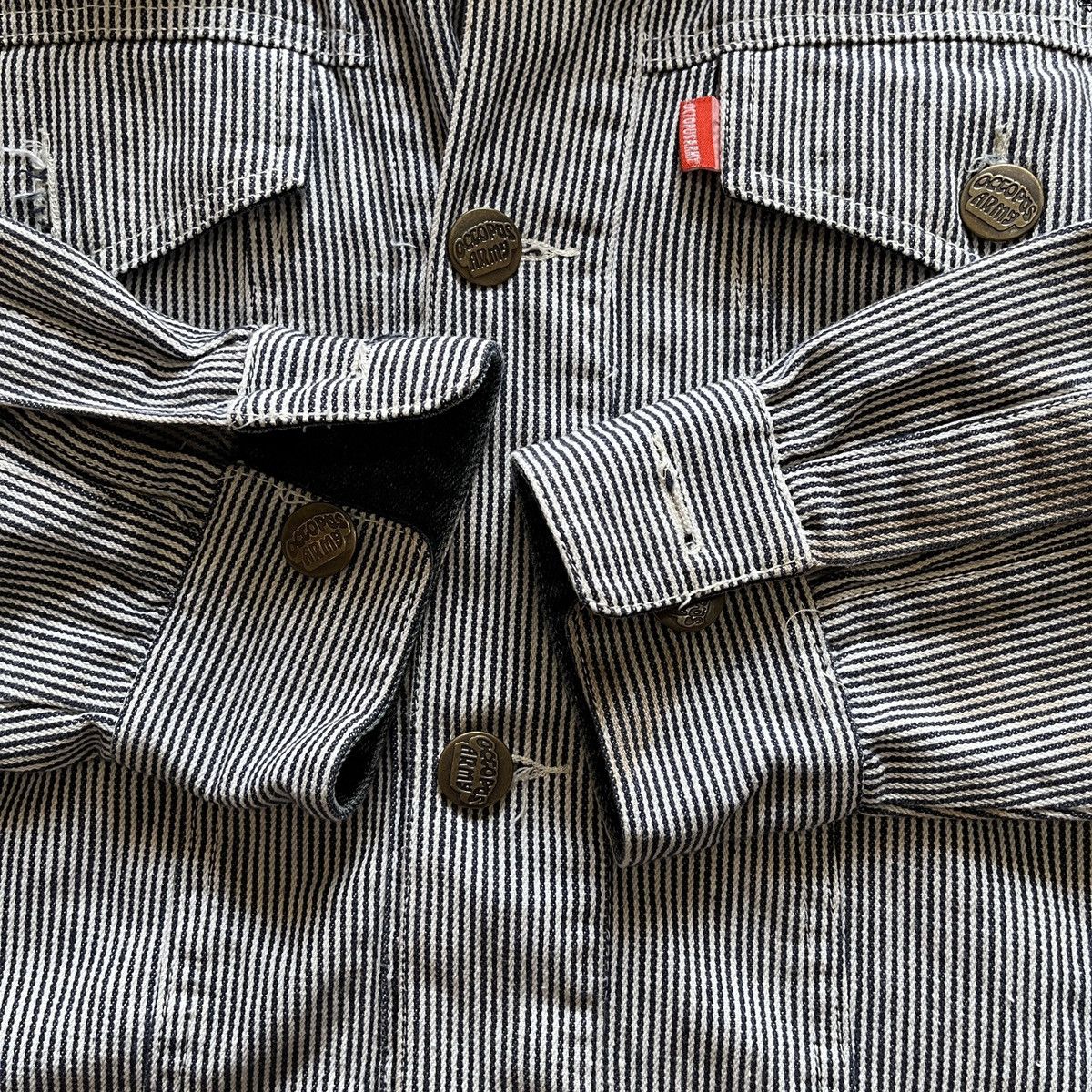 Japanese Brand × Octopus × Vintage Octopus Army Hickory Gold Digger Shirts Buttons Up Japan Size US L / EU 52-54 / 3 - 7 Thumbnail