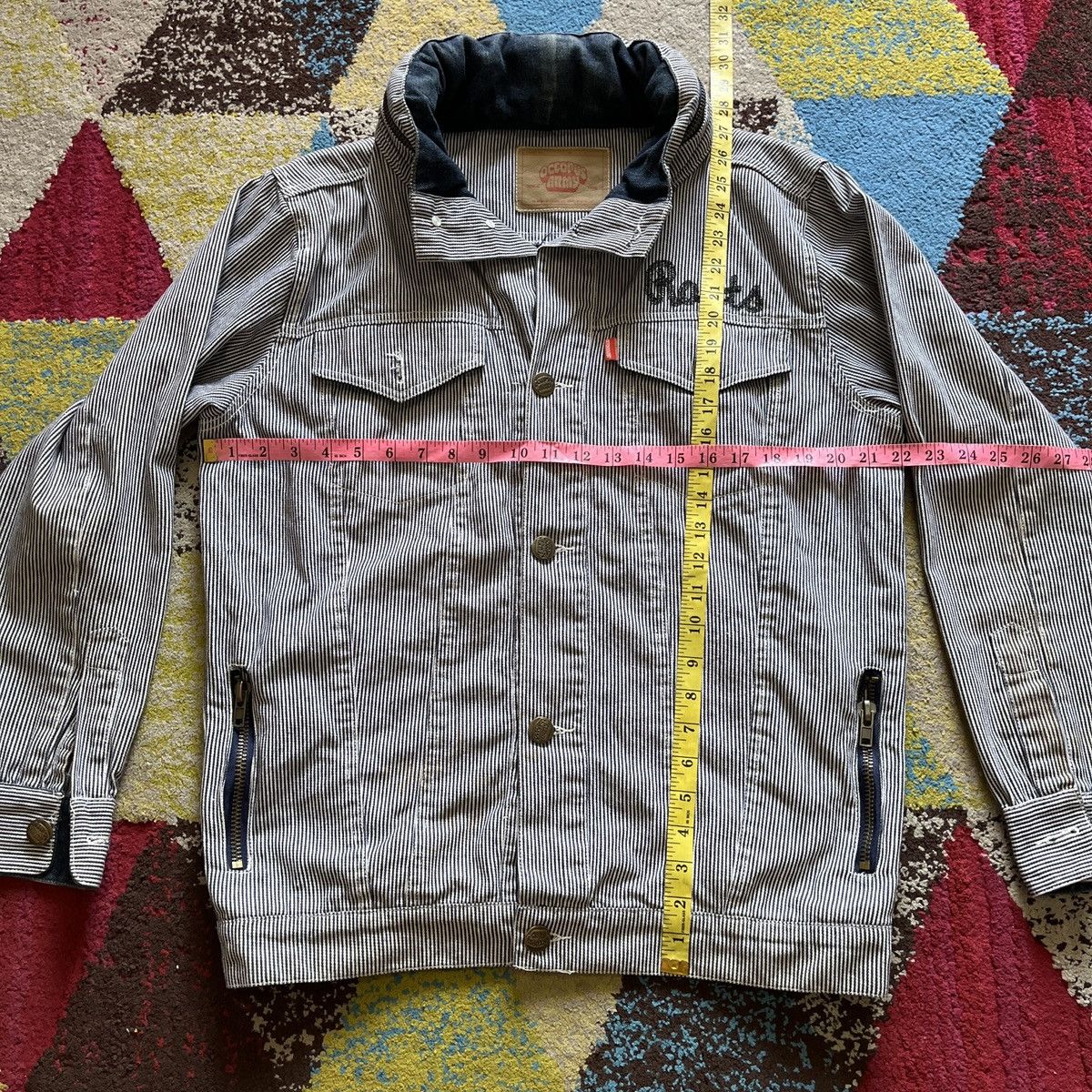 Japanese Brand × Octopus × Vintage Octopus Army Hickory Gold Digger Shirts Buttons Up Japan Size US L / EU 52-54 / 3 - 3 Thumbnail