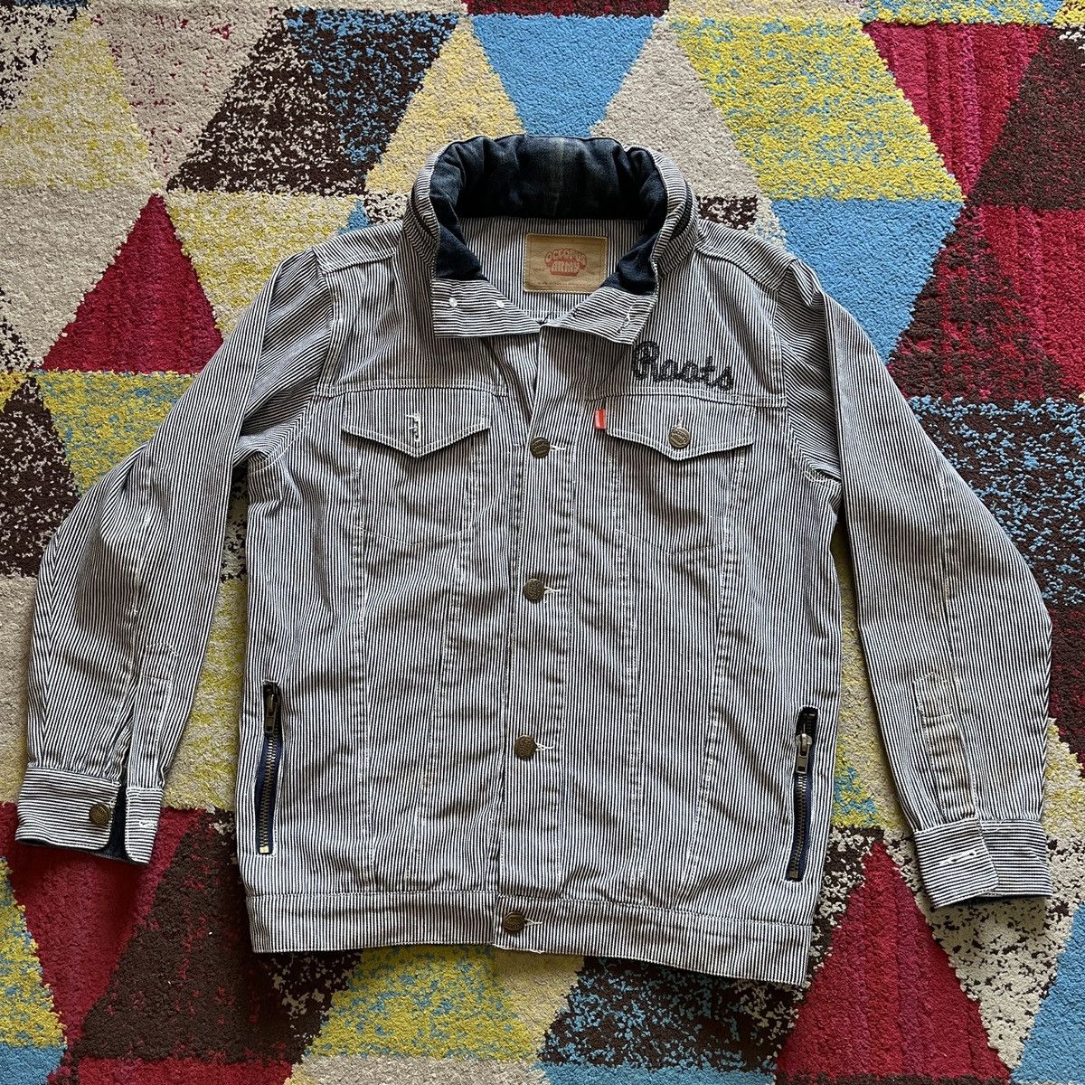 Japanese Brand × Octopus × Vintage Octopus Army Hickory Gold Digger Shirts Buttons Up Japan Size US L / EU 52-54 / 3 - 15 Thumbnail