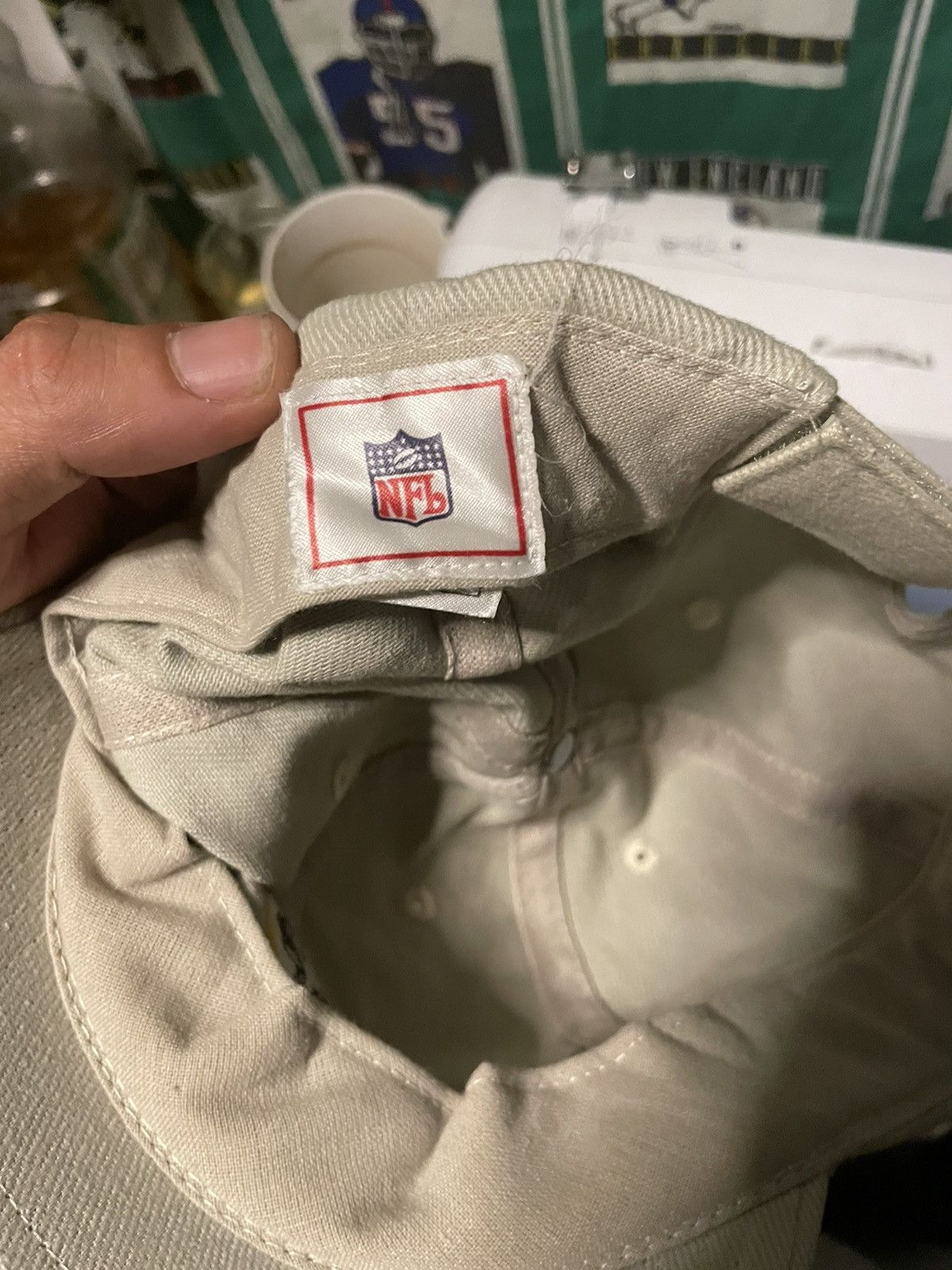 NFL × Vintage Vintage Washington Redskins Hat Velcro Strapback Football Size ONE SIZE - 2 Thumbnail