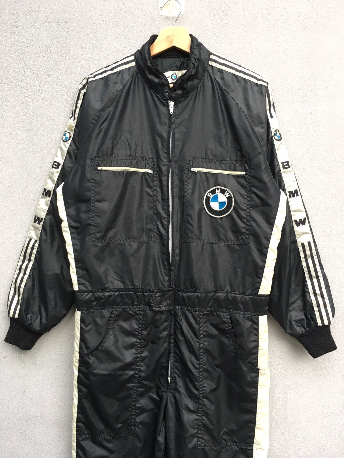 Bmw Sports Specialties Vintage Rare BMW jumpsuit logo stripe Grailed