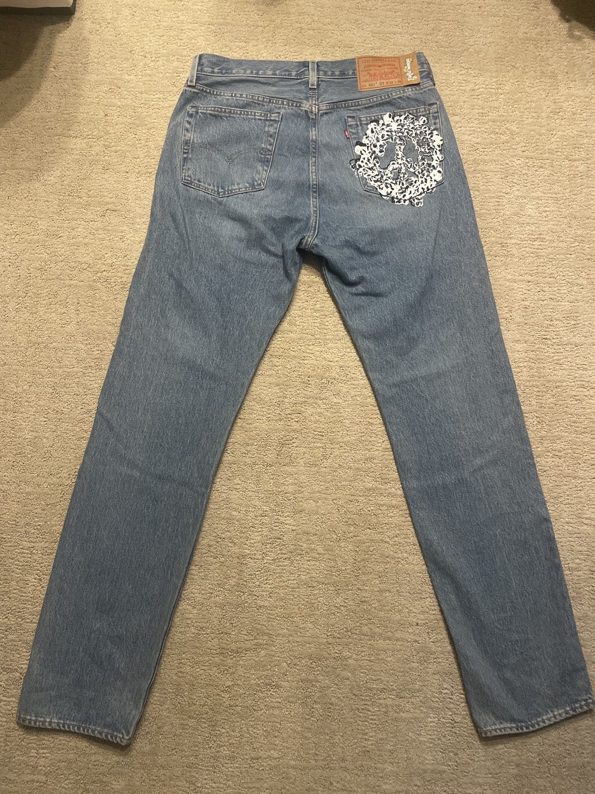 DENIM TEARS PEACE IN MY POCKET LIGHTWASH - パンツ