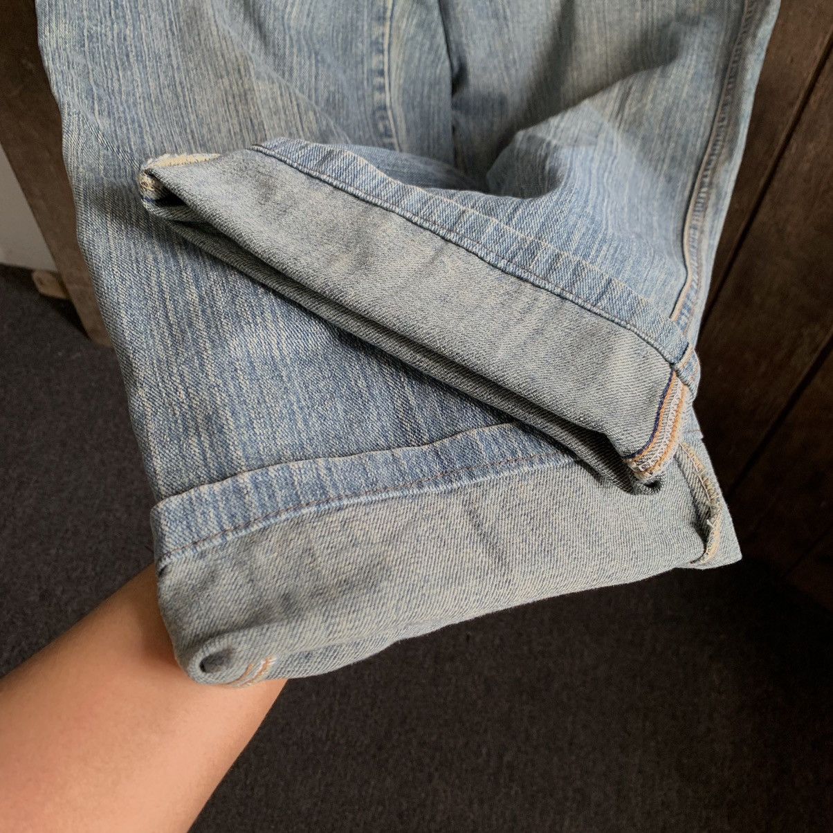 Vintage Back Pocket Cargo Denim Jeans Size US 28 / EU 44 - 8 Thumbnail