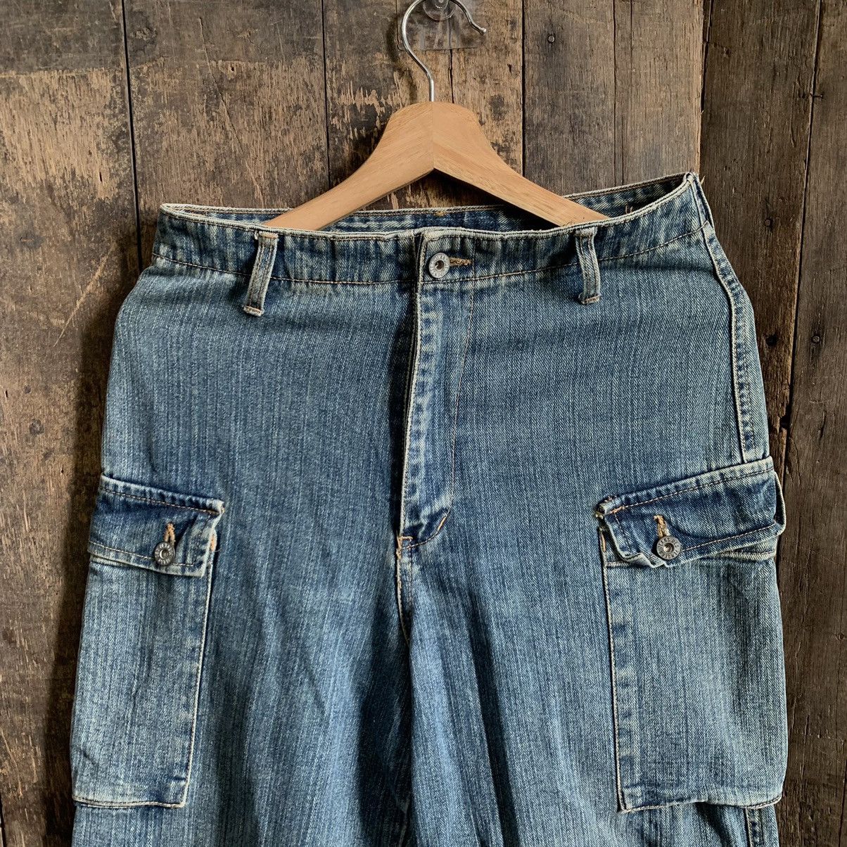Vintage Back Pocket Cargo Denim Jeans Size US 28 / EU 44 - 4 Thumbnail
