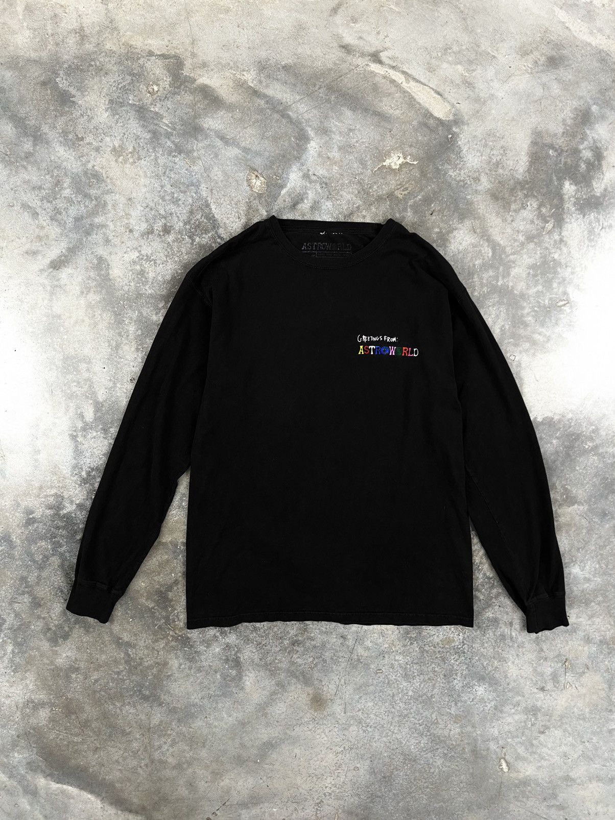 Travis Scott Travis Scott Wish You Were Here Astroworld Long Sleeve Tee Size US M / EU 48-50 / 2 - 3 Thumbnail