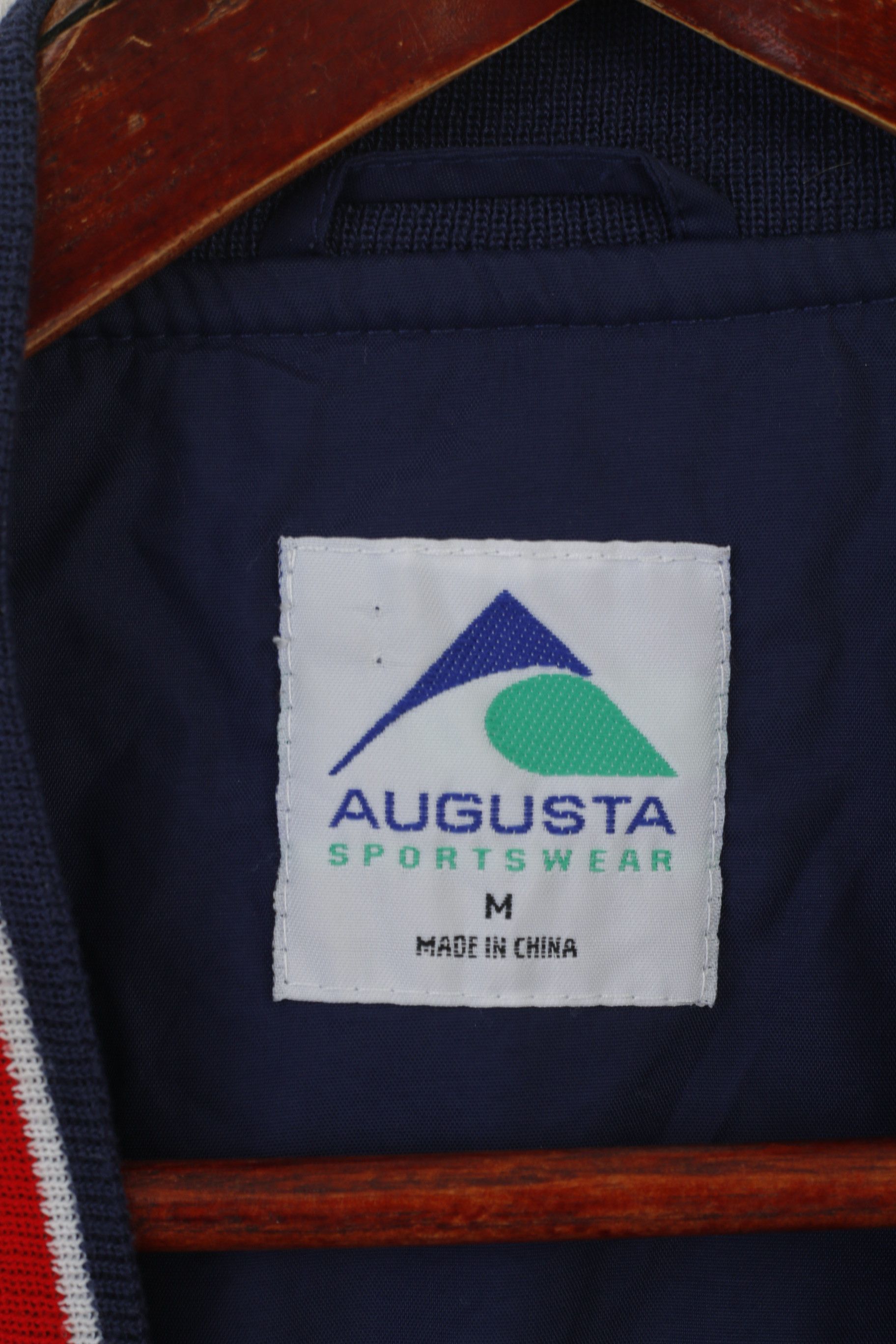 Vintage Augusta Men M Pullover Jacket Navy Texas Storm 5282 Size US M / EU 48-50 / 2 - 4 Thumbnail