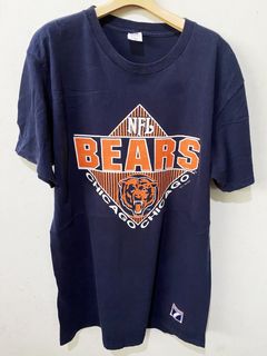 Vintage 80s Chicago Bears T-Shirt Mens XXL Deadstock NFL Football Trench  50/50