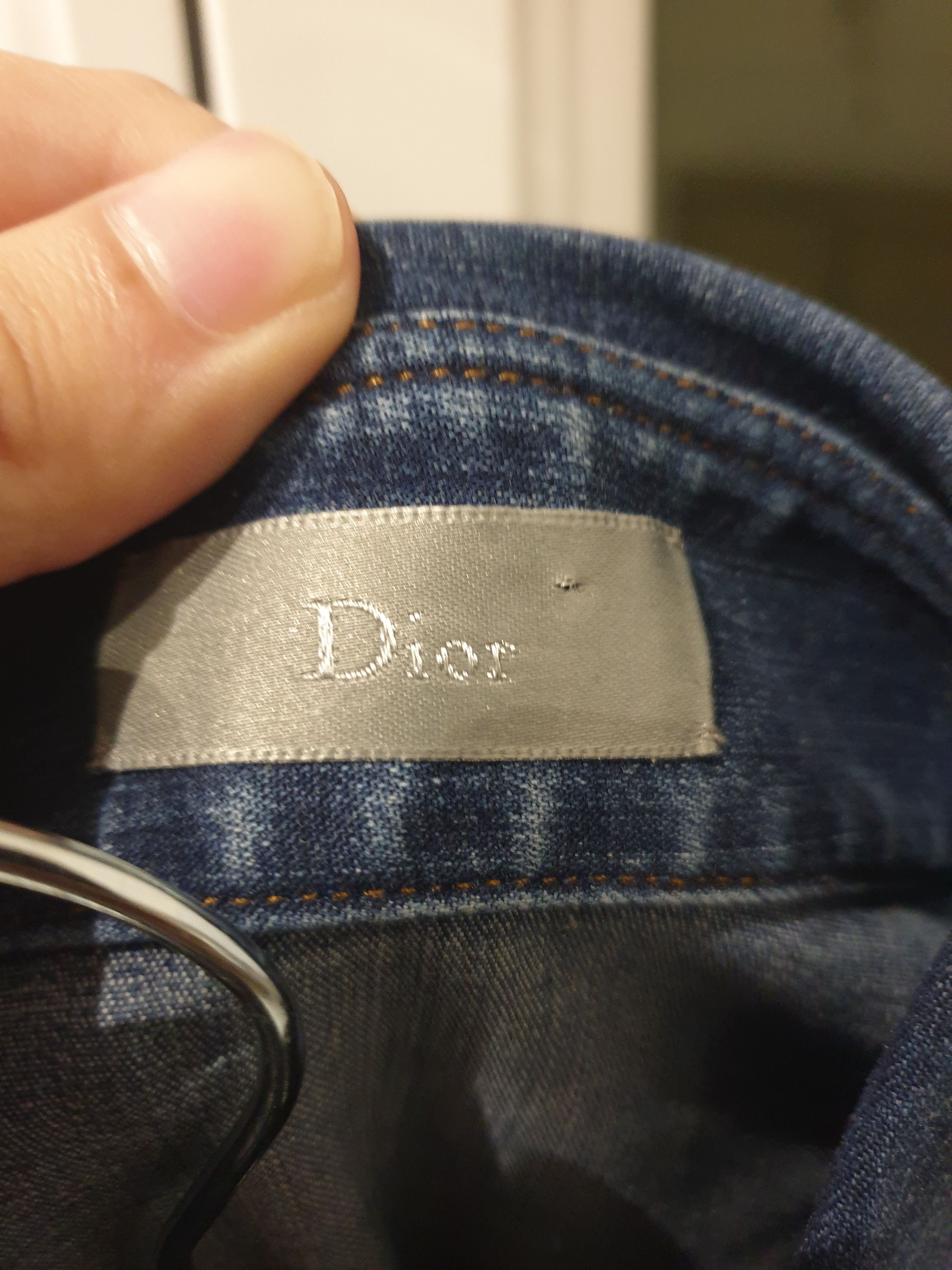 Dior Dior Homme pin collar denim shirt AW14 Size US S / EU 44-46 / 1 - 6 Thumbnail