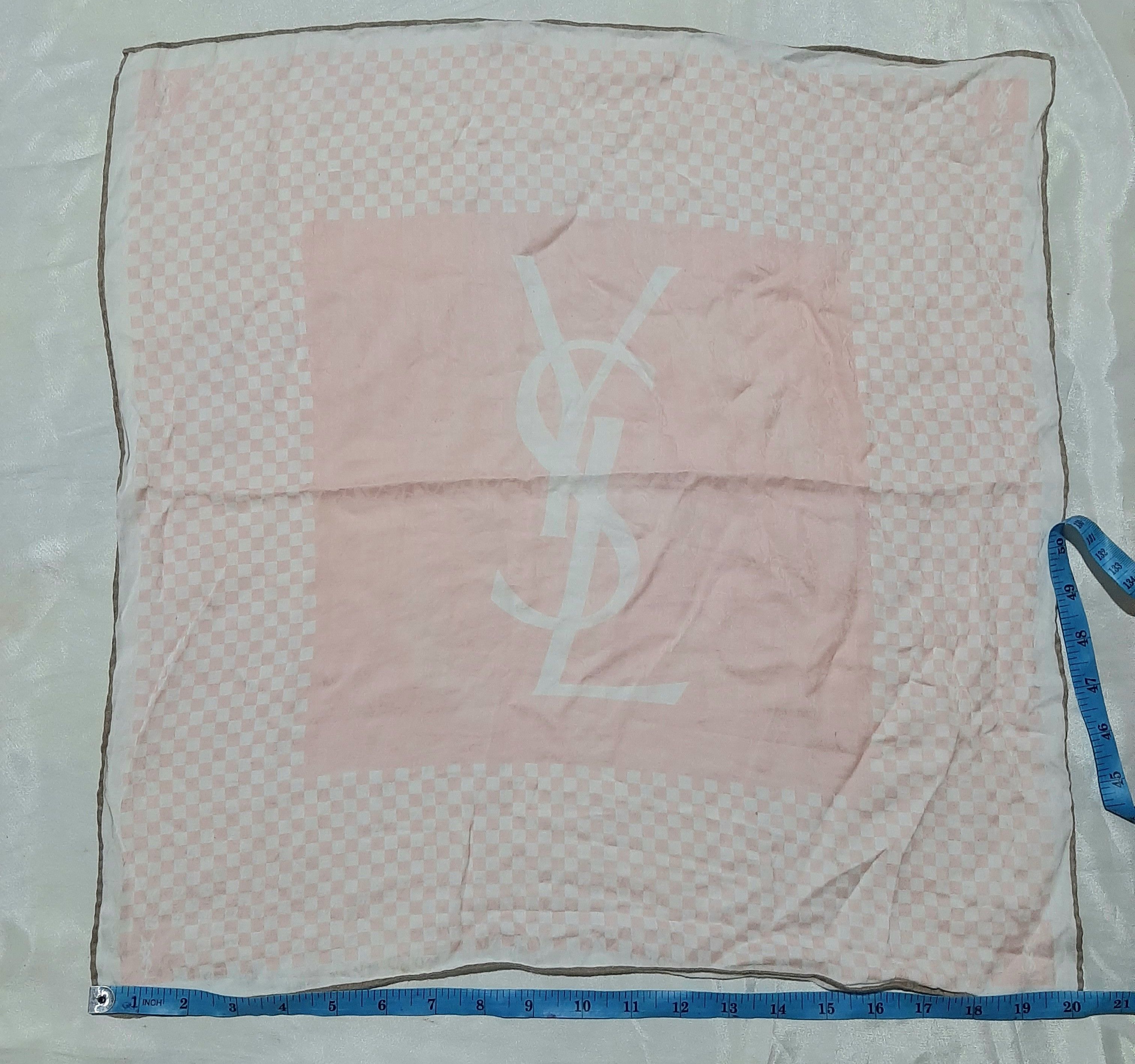 Yves Saint Laurent Rare Yves Saint Laurent Scarf Hologram Board Handkerchief Size ONE SIZE - 4 Thumbnail