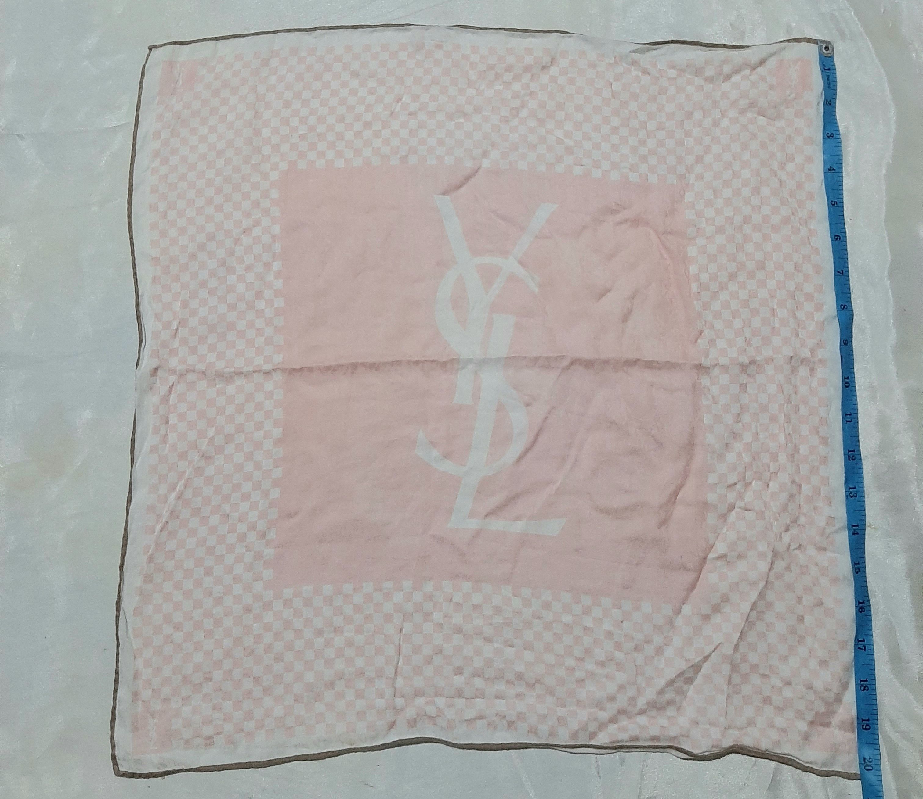 Yves Saint Laurent Rare Yves Saint Laurent Scarf Hologram Board Handkerchief Size ONE SIZE - 3 Thumbnail