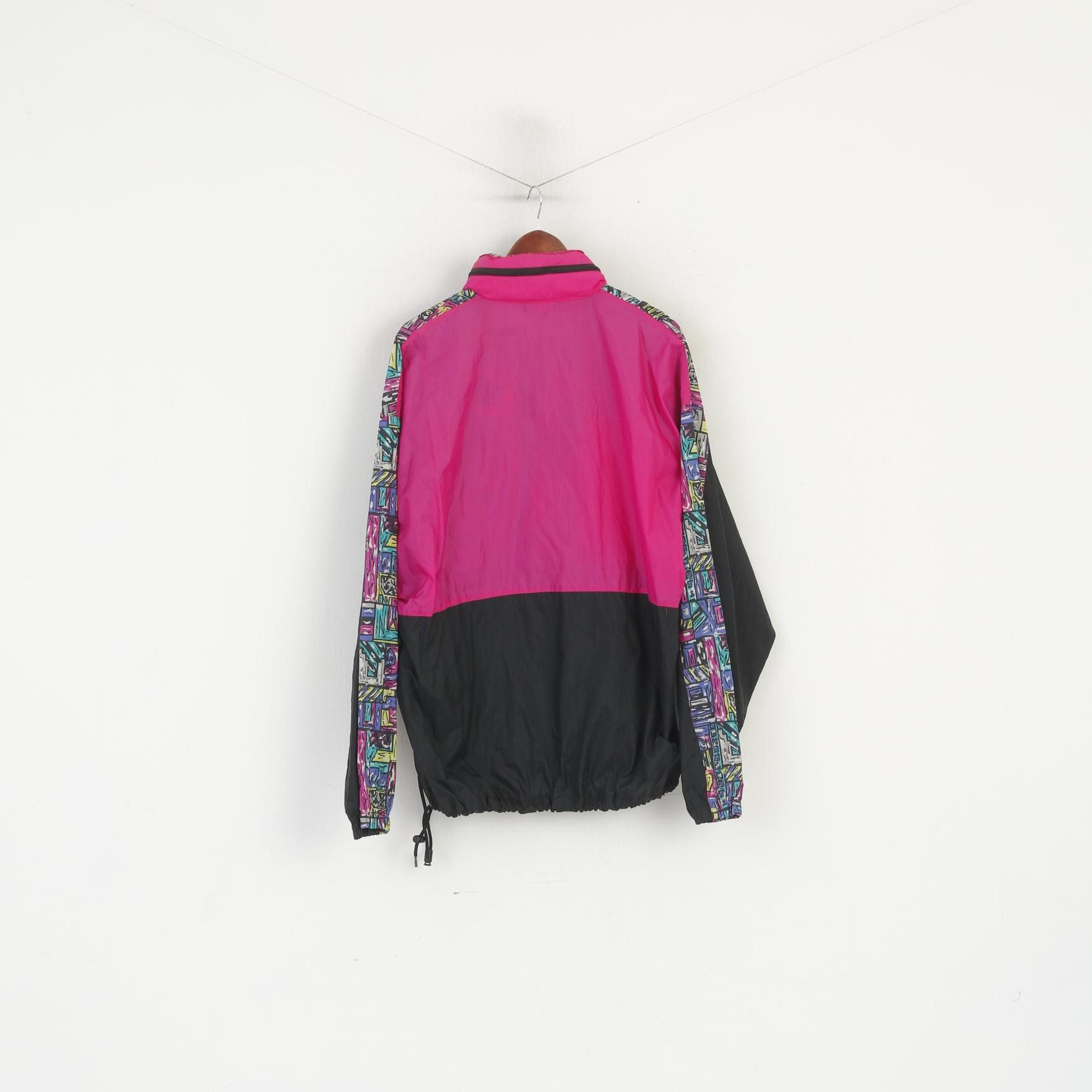 Vintage Vintage Men L Pullover Jacket Black Pink Vintage 8673 Size US L / EU 52-54 / 3 - 7 Thumbnail