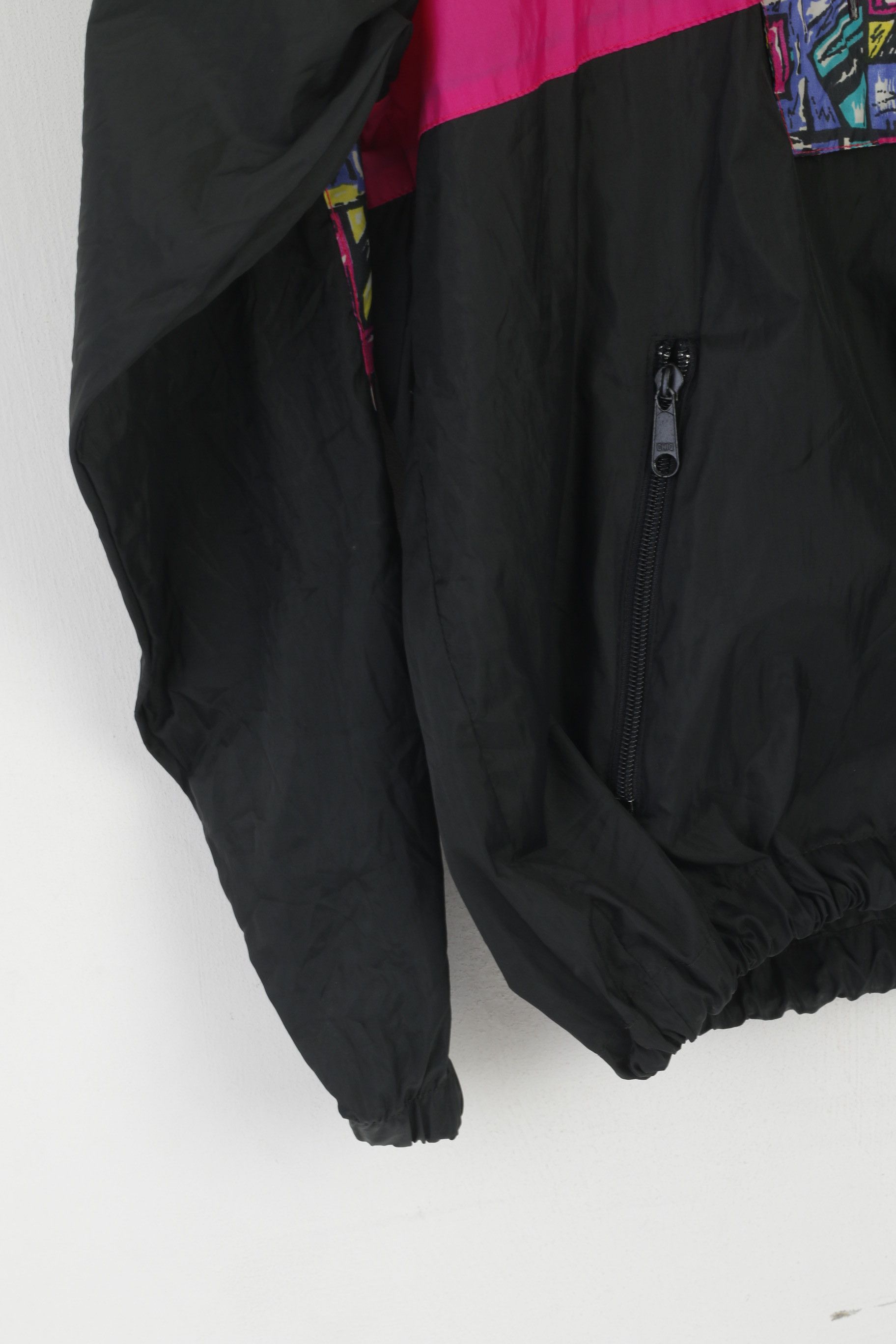 Vintage Vintage Men L Pullover Jacket Black Pink Vintage 8673 Size US L / EU 52-54 / 3 - 4 Thumbnail