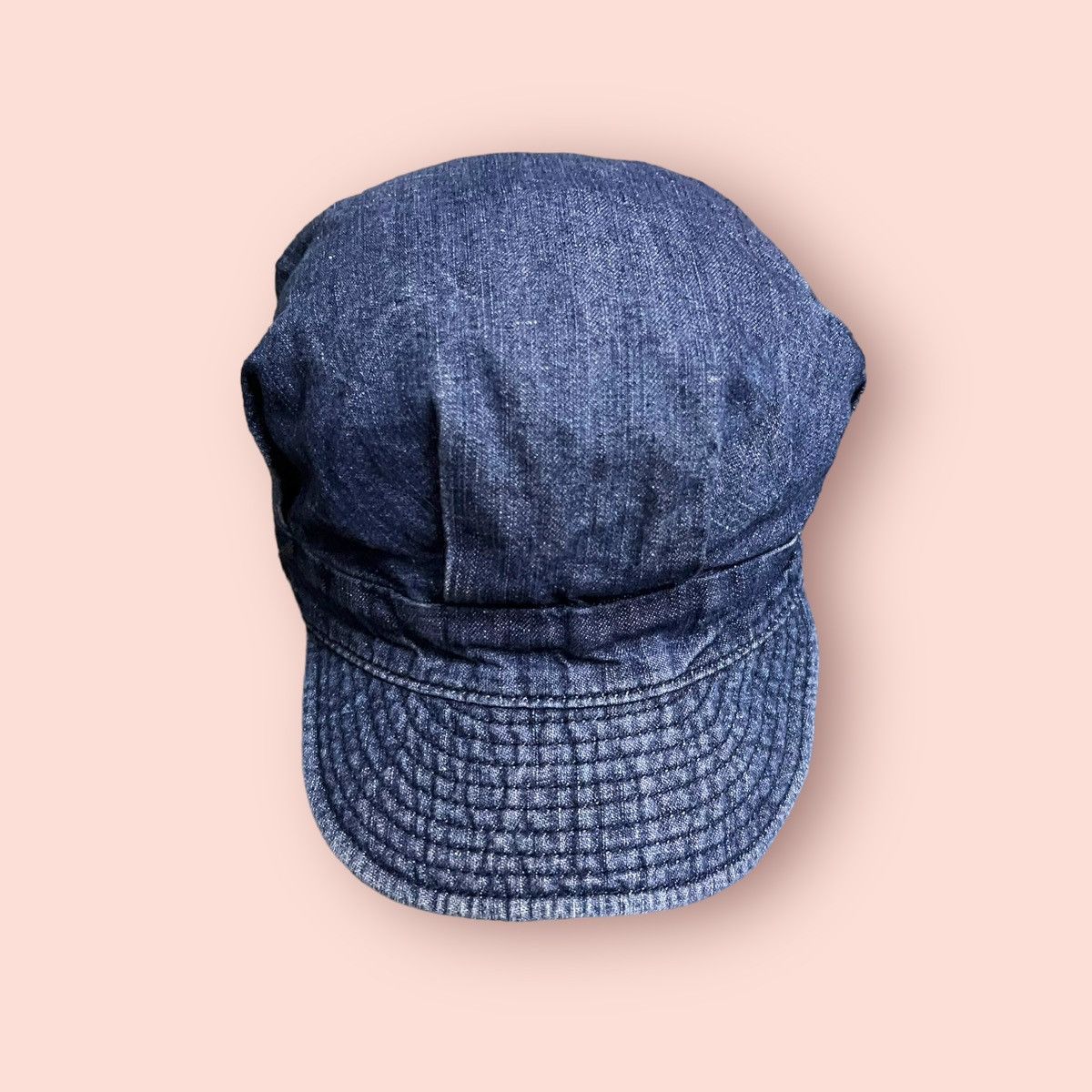 Beams Plus VINTAGE BEAMS JAPAN DENIM HAT LEATHER STRAPBACK Size ONE SIZE - 14 Thumbnail