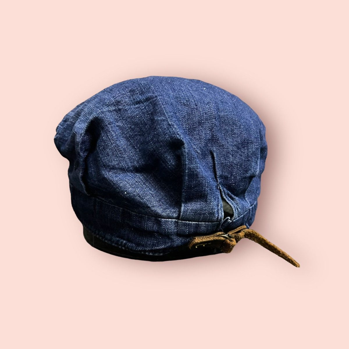 Beams Plus VINTAGE BEAMS JAPAN DENIM HAT LEATHER STRAPBACK Size ONE SIZE - 8 Thumbnail