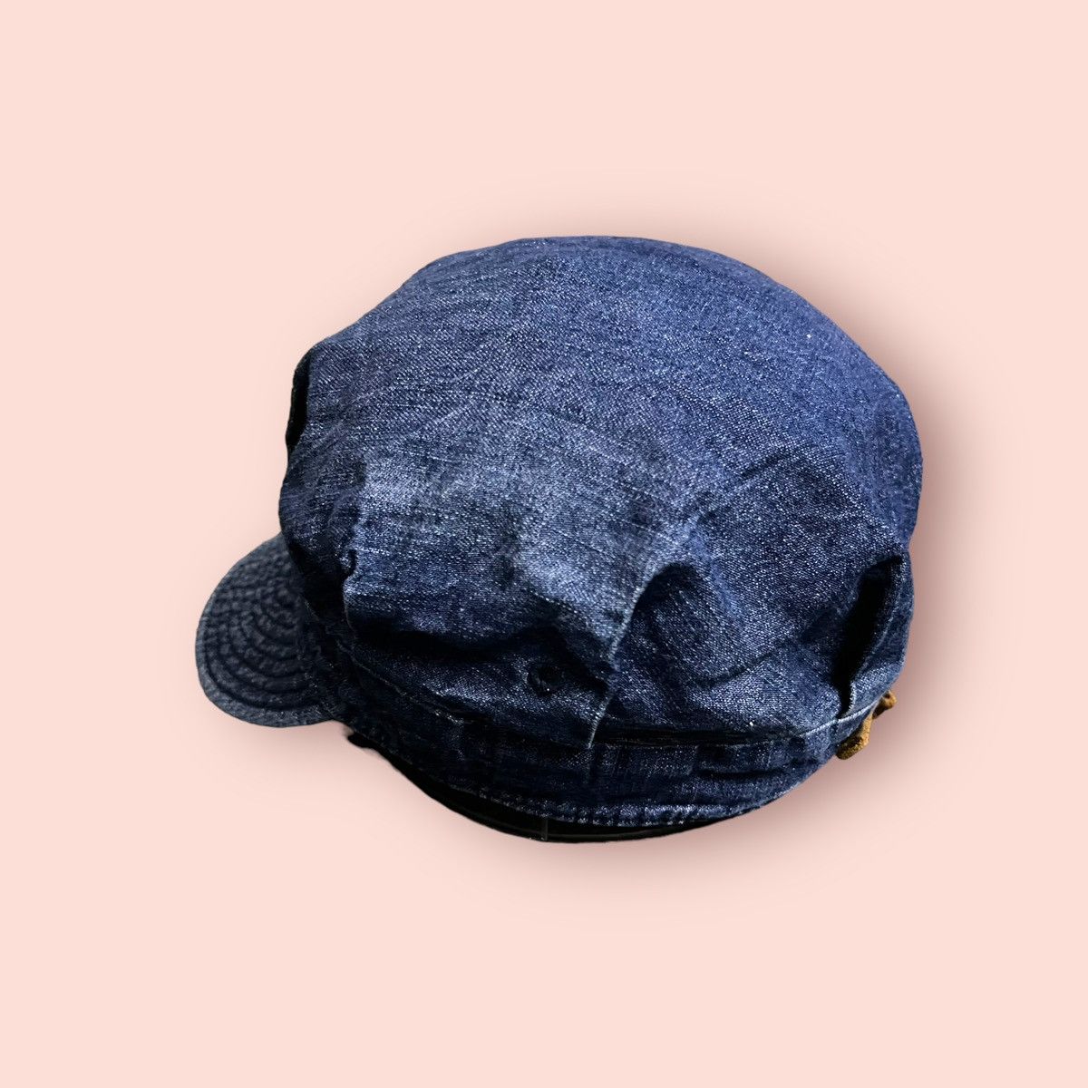 Beams Plus VINTAGE BEAMS JAPAN DENIM HAT LEATHER STRAPBACK Size ONE SIZE - 7 Thumbnail