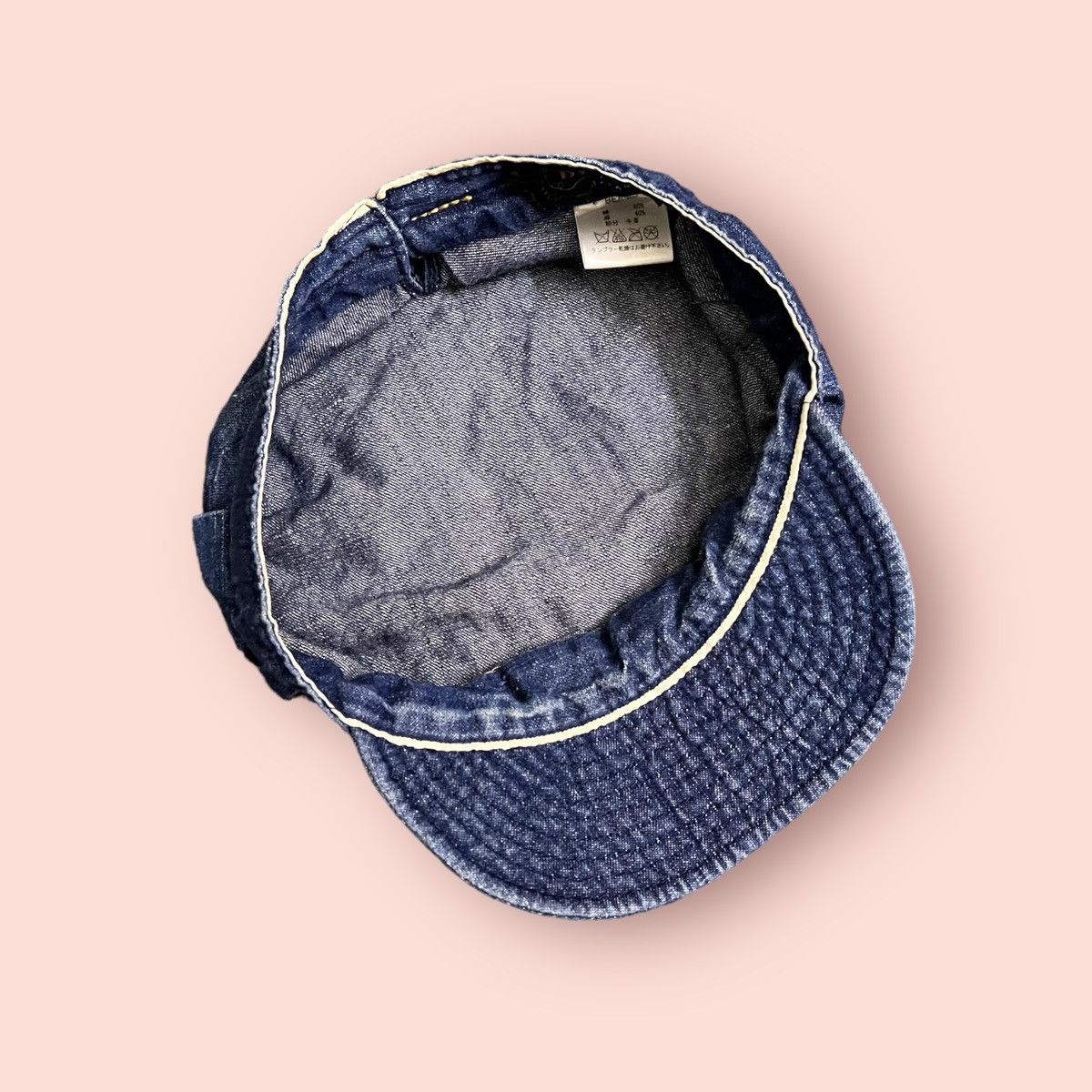 Beams Plus VINTAGE BEAMS JAPAN DENIM HAT LEATHER STRAPBACK Size ONE SIZE - 17 Thumbnail