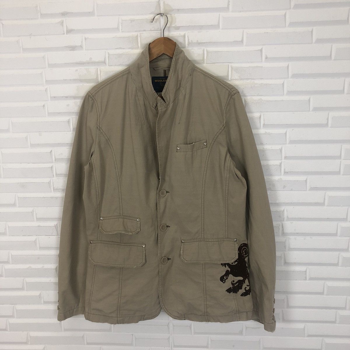 Vintage × Woolrich Woolen Mills WOOLRICH LIGHT JACKET Size US M / EU 48-50 / 2 - 2 Thumbnail