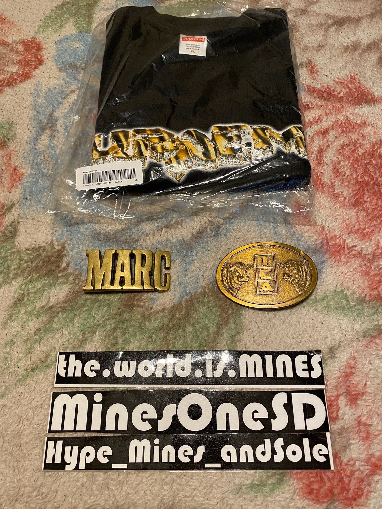 Law Supreme Paint Tee Supreme Clothing Streetwear Brand Limited Resell