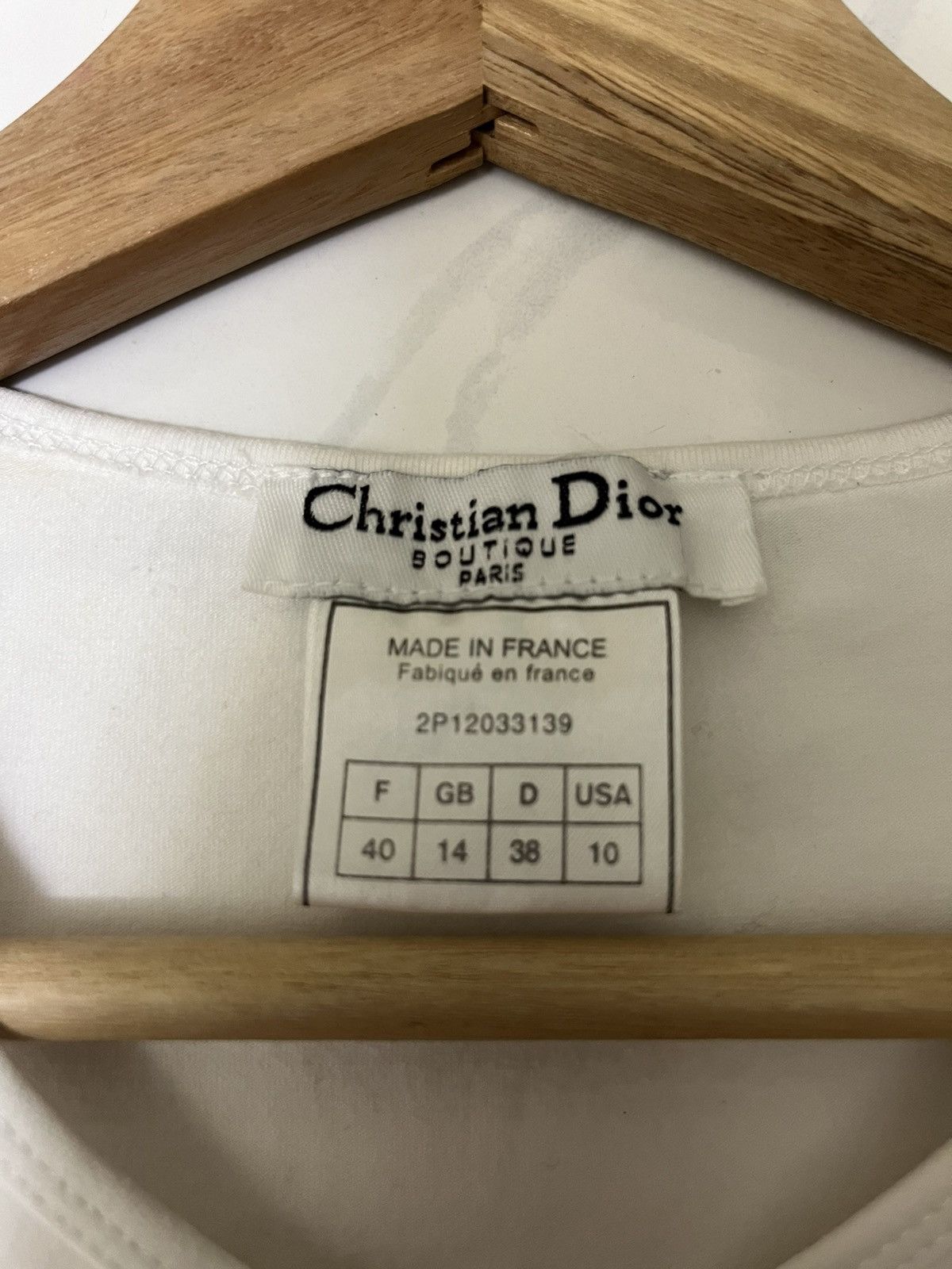 Designer Christian Dior Spellout Flower Design Size US S / EU 44-46 / 1 - 7 Thumbnail