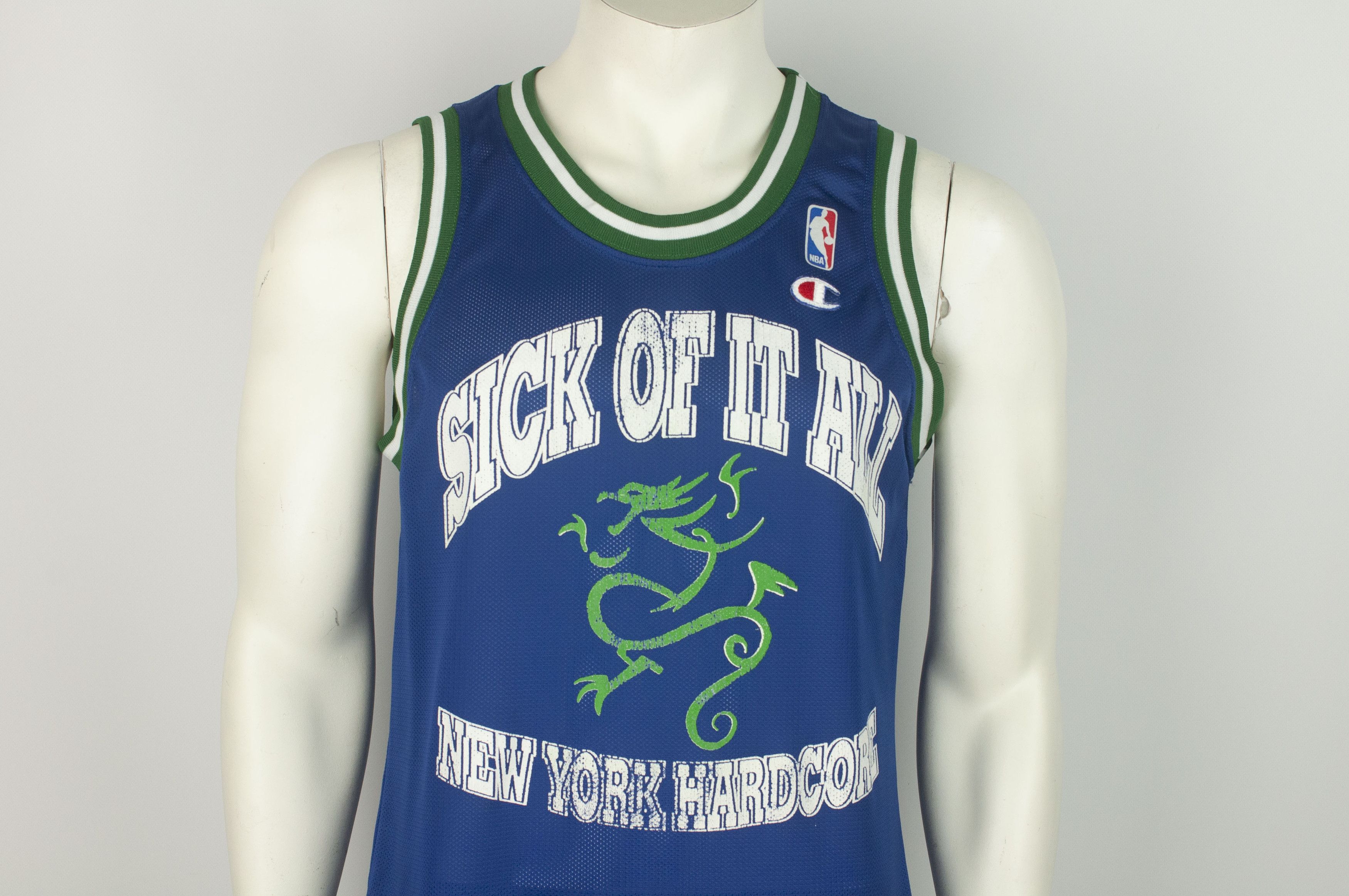 Vintage 90's Sick Of It All Champion Basketball Jersey