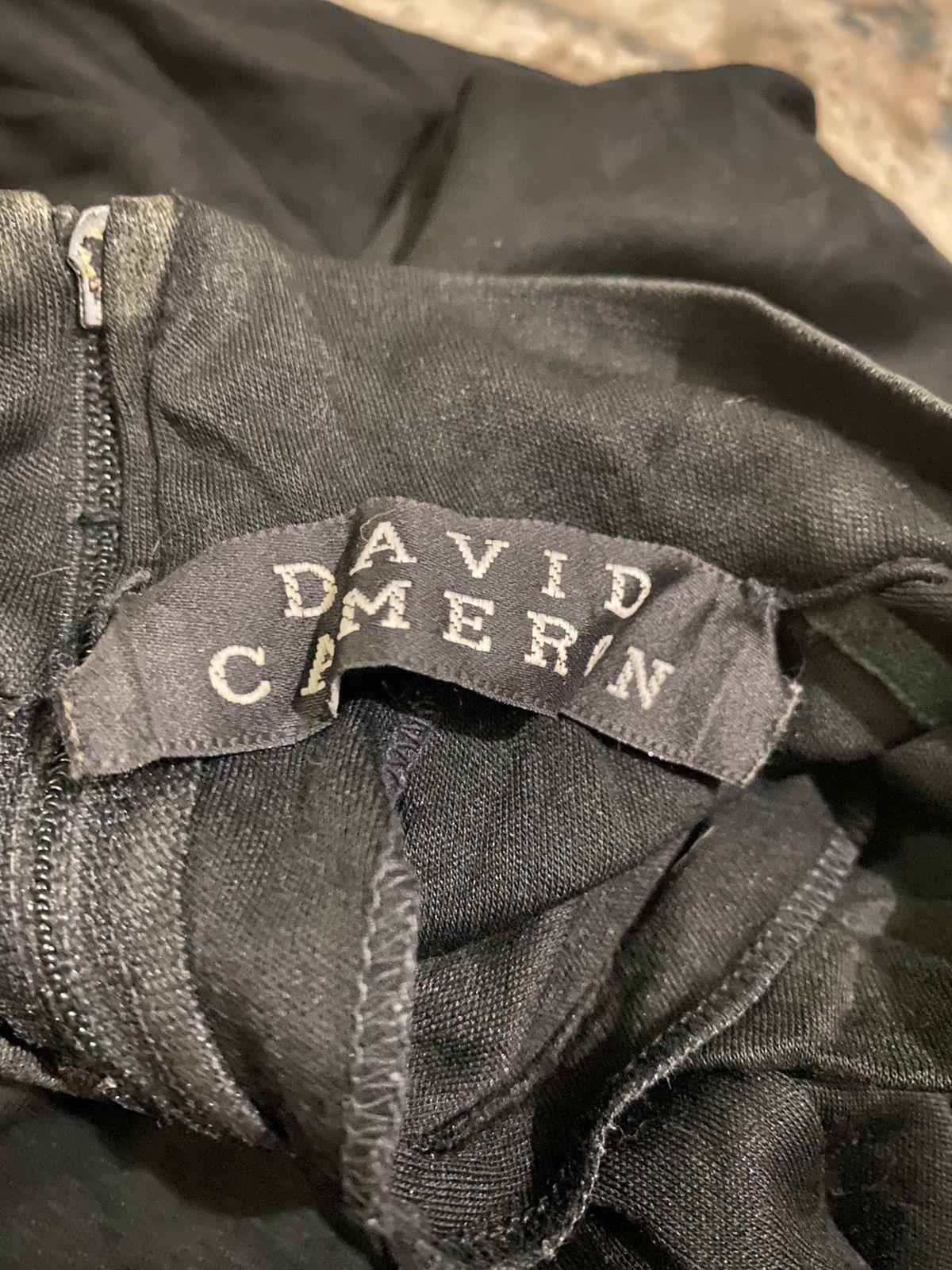 Rare Vintage David Cameron Silk Wool Jumper Long Sleeve