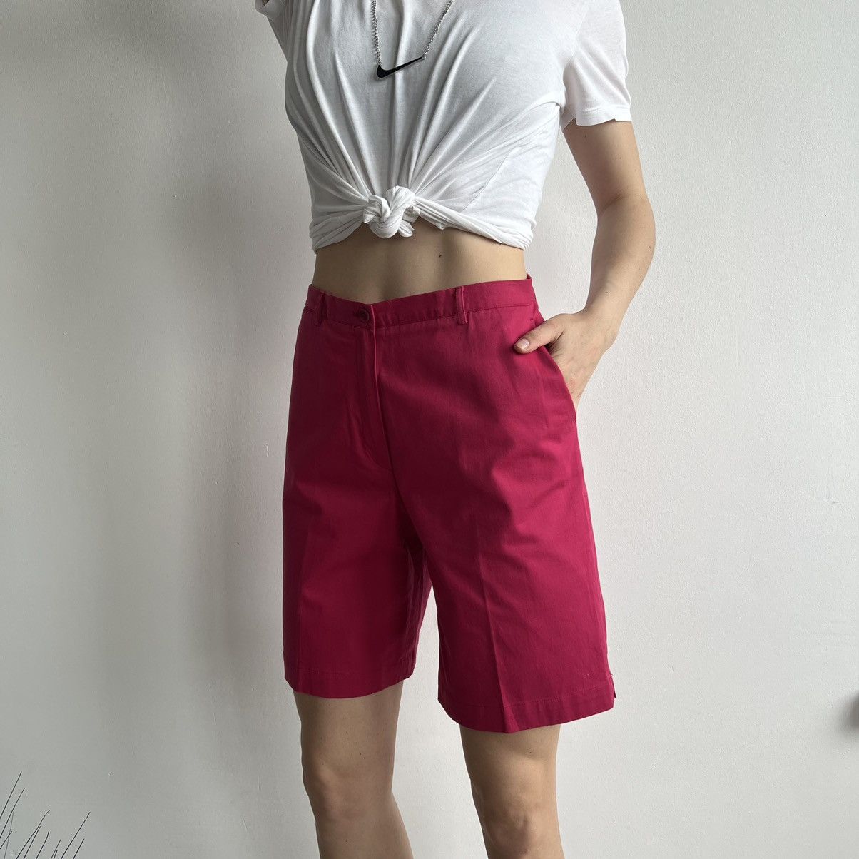 ショーツ BURBERRY SKIN PINK NYLON BLEND SHORTS Burberry Skin Pink Nylon Blend Shorts | italist