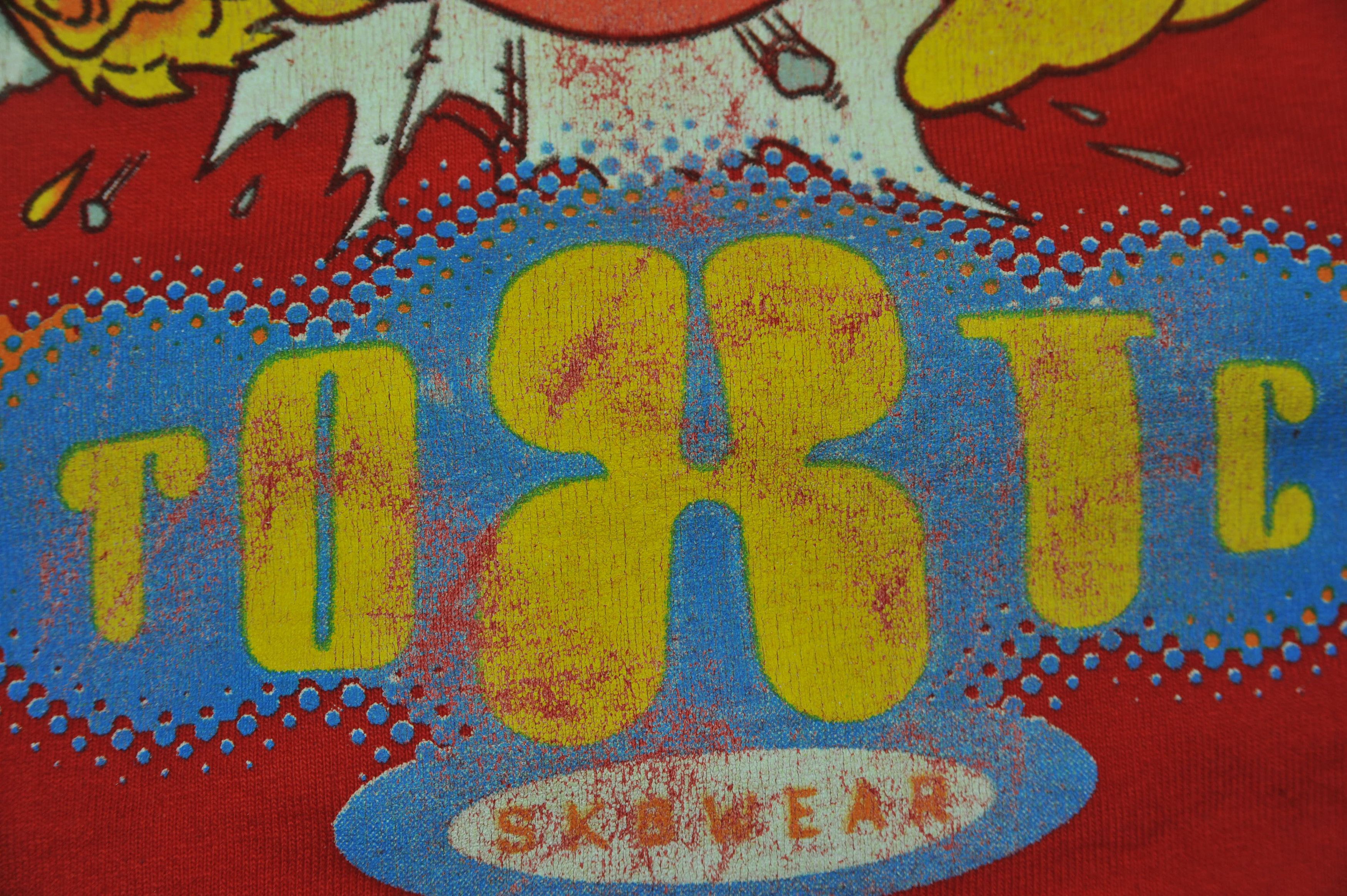 The Simpsons Vintage 2000s Bart Simpson SK8 Toxic T-shirt Size US XL / EU 56 / 4 - 2 Thumbnail