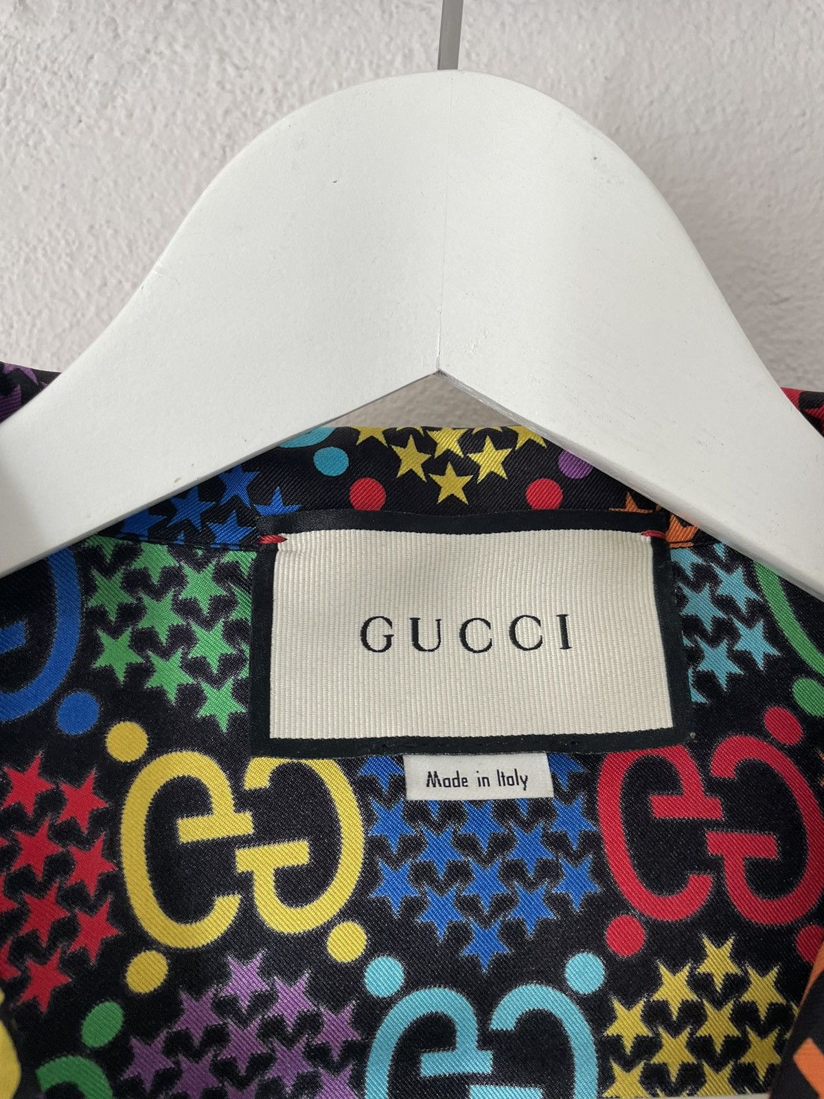 Gucci Psychedelic Print Silk Bowling Shirt Size US M / EU 48-50 / 2 - 4 Thumbnail