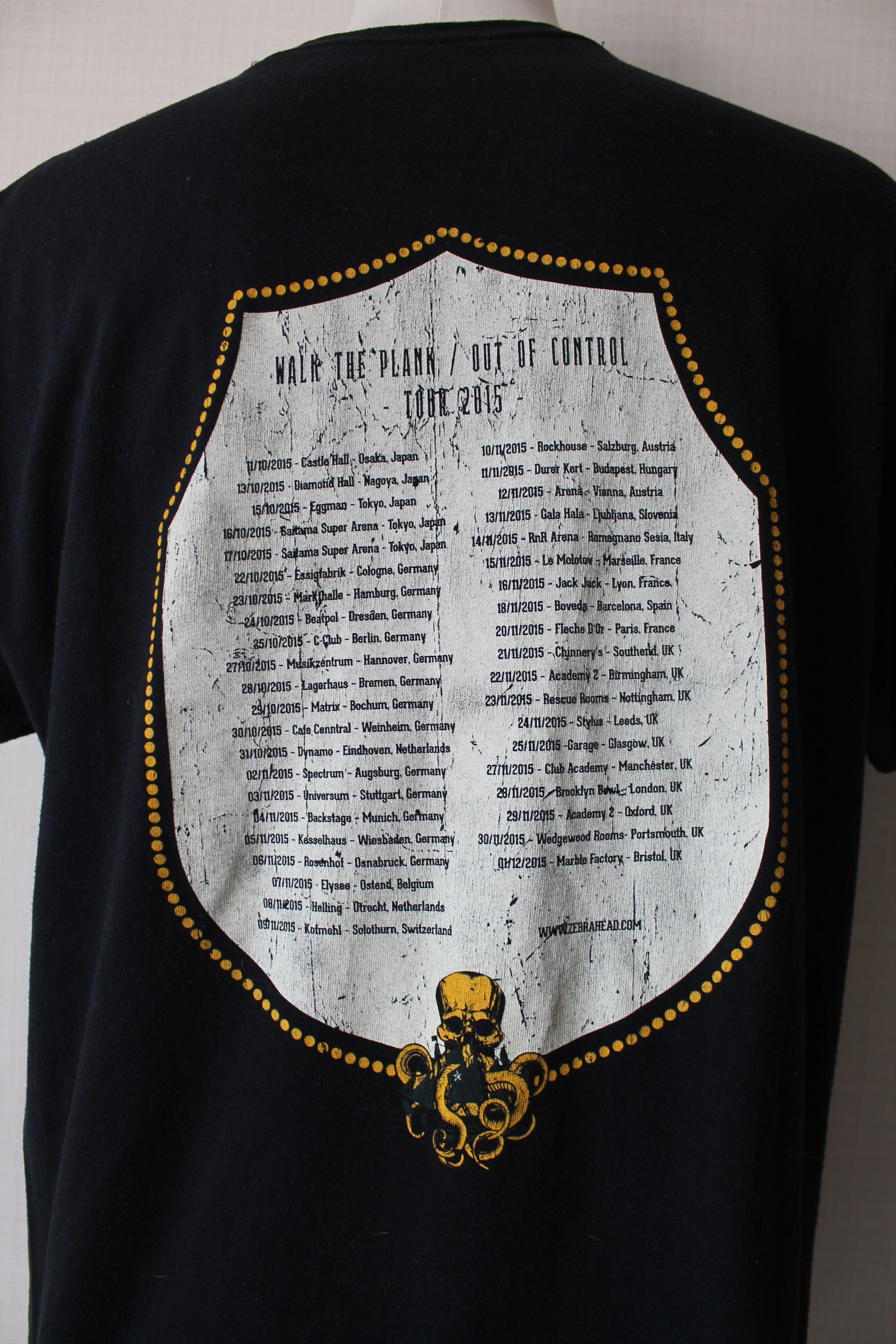 Band Tees 2015 ZEBRAHEAD Walk The Plank Tour Tee Album Shirt Size US XXL / EU 58 / 5 - 5 Thumbnail