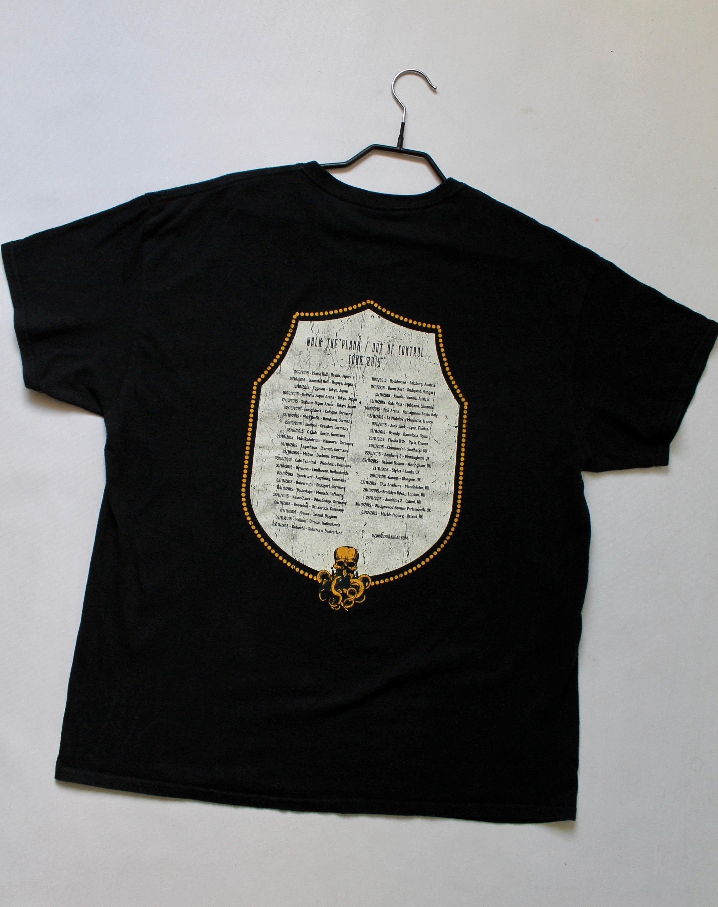 Band Tees 2015 ZEBRAHEAD Walk The Plank Tour Tee Album Shirt Size US XXL / EU 58 / 5 - 10 Thumbnail